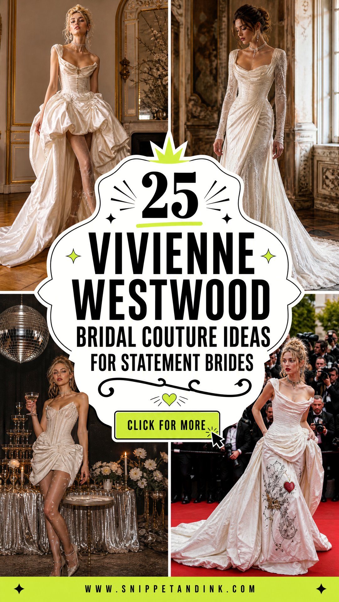 25 Vivienne Westwood Bridal Couture Ideas for Statement Brides - 25 Vivienne Westwood Bridal Couture Ideas for Statement Brides