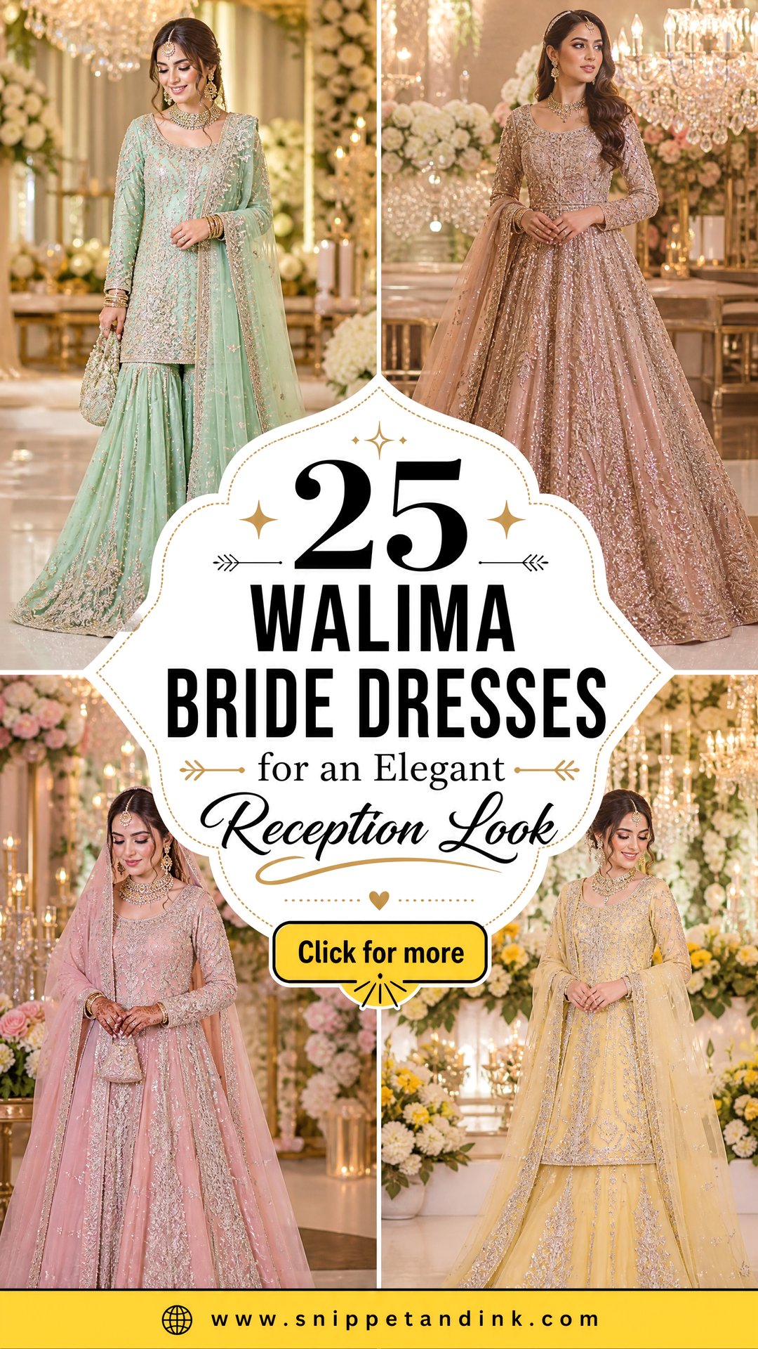 25 Walima Bride Dresses for an Elegant Reception Look - 25 Walima Bride Dresses for an Elegant Reception Look