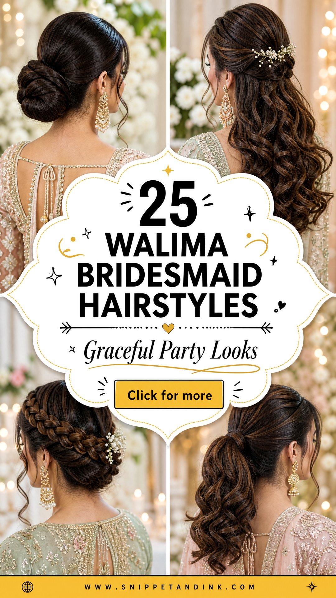 25 Walima Bridesmaid Hairstyles for Graceful Looks - 25 Walima Bridesmaid Hairstyles for Graceful Looks