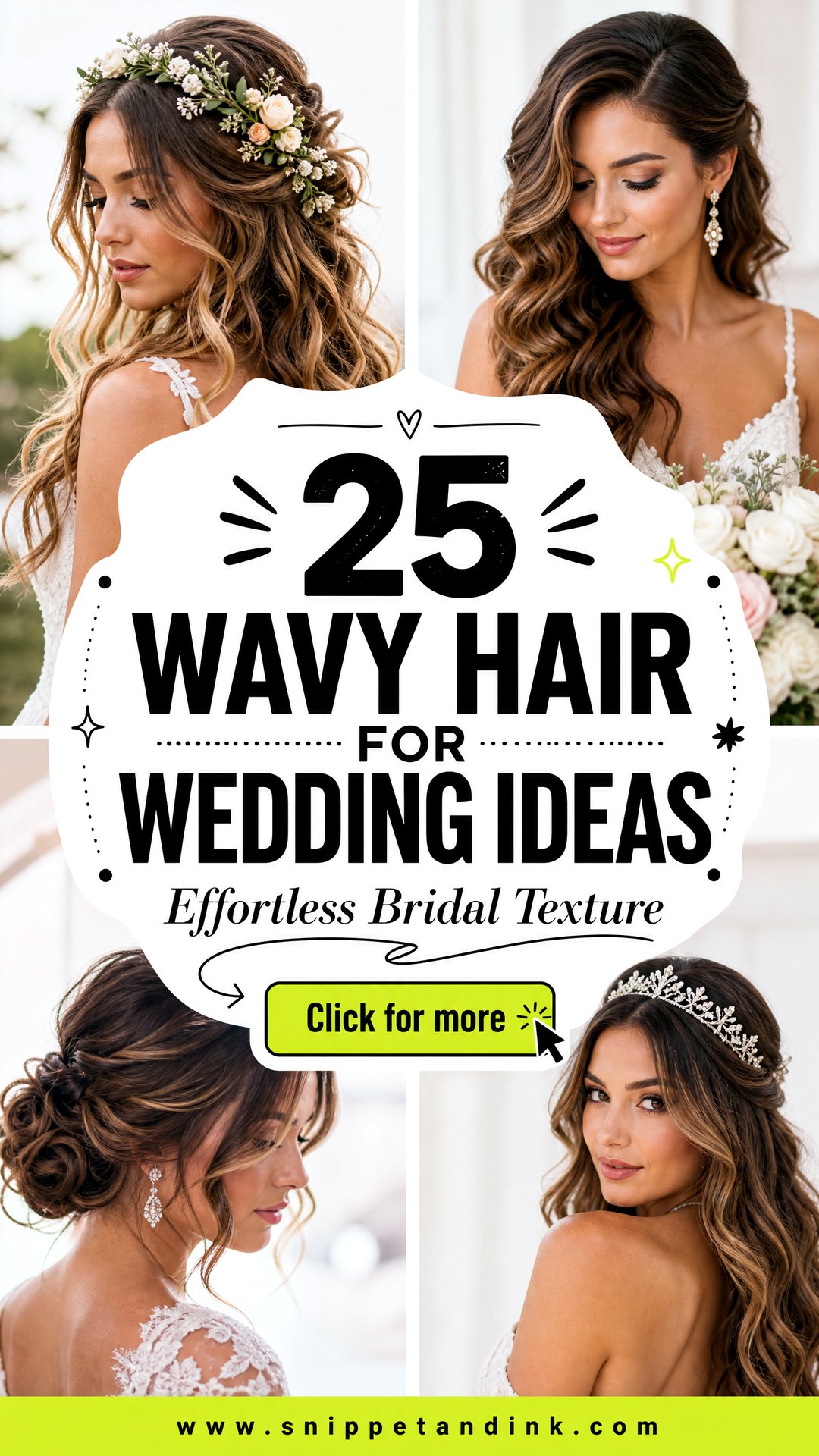 25 Wavy Hair for Wedding Ideas That Look Effortless - 25 Wavy Hair for Wedding Ideas That Look Effortless