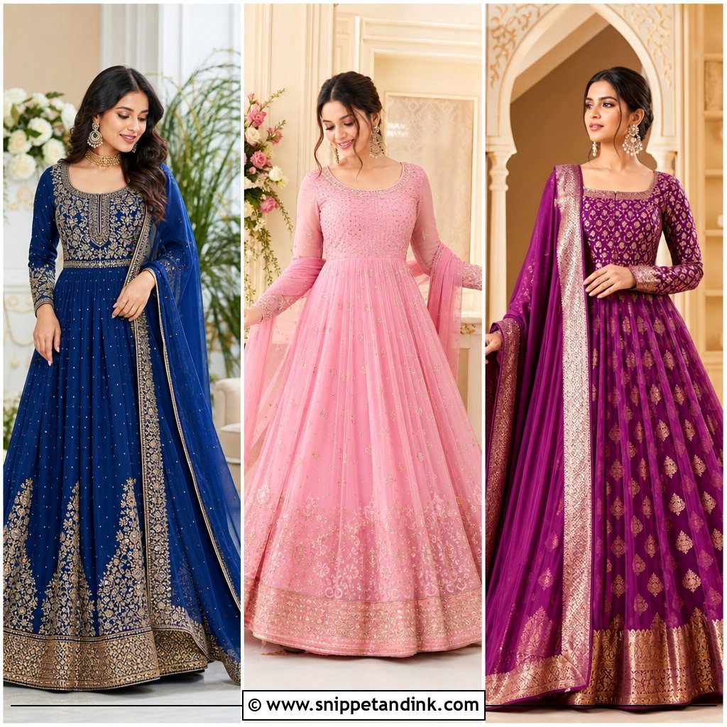 25 Wedding Anarkali Dress Ideas for a Regal Bridal Look