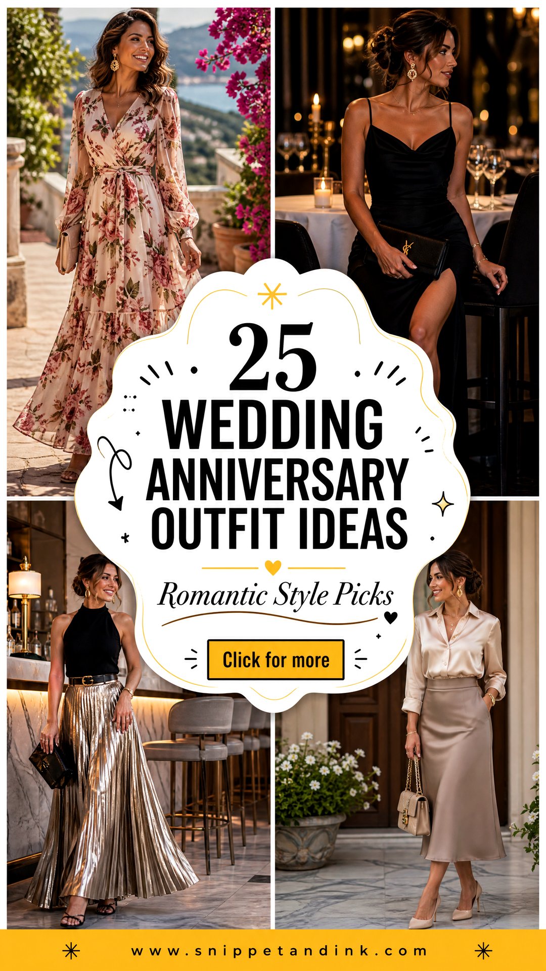 25 Wedding Anniversary Outfit Ideas for Romantic Style - 25 Wedding Anniversary Outfit Ideas for Romantic Style