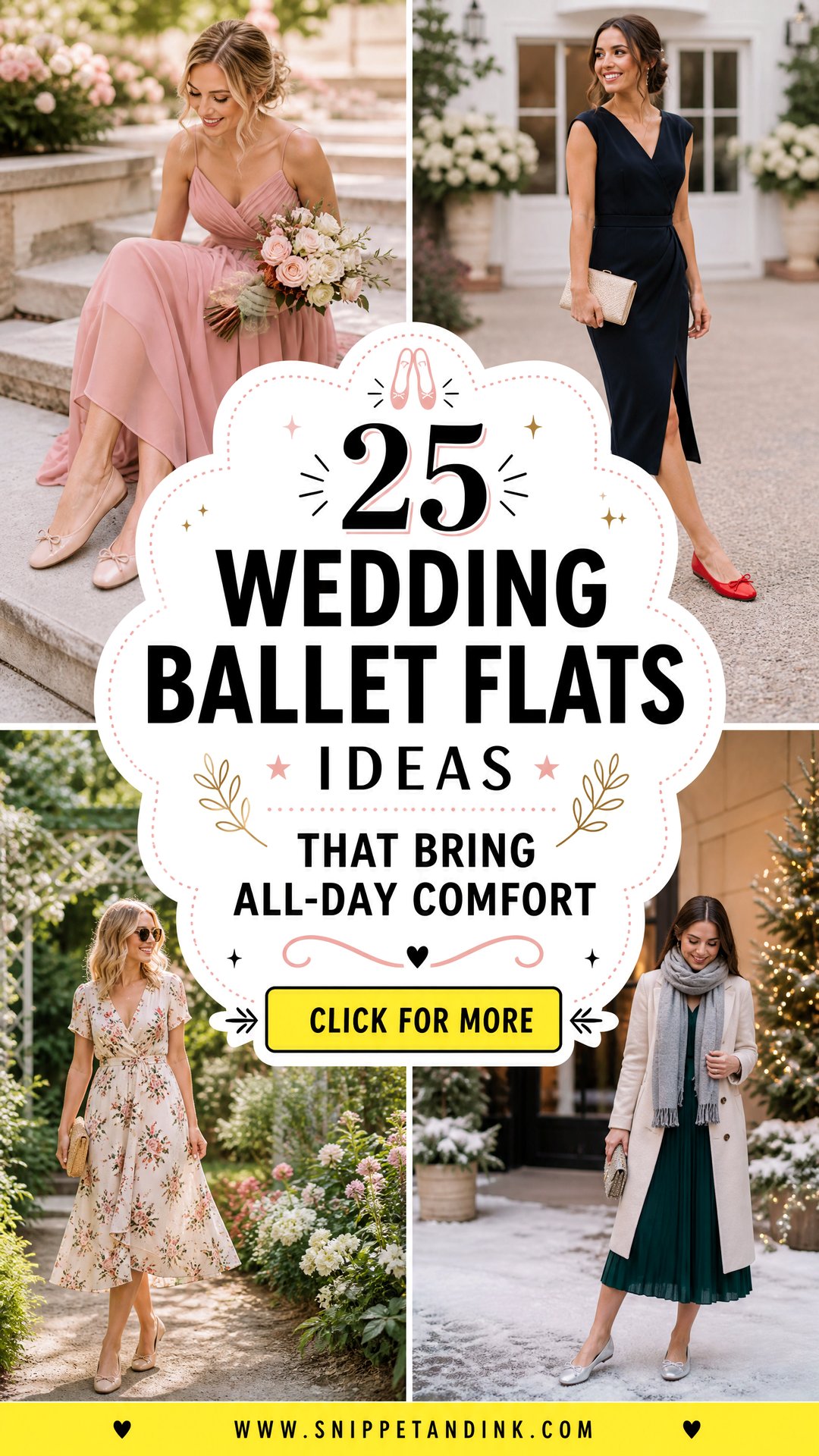25 Wedding Ballet Flats Ideas That Bring All-Day Comfort - 25 Wedding Ballet Flats Ideas That Bring All-Day Comfort