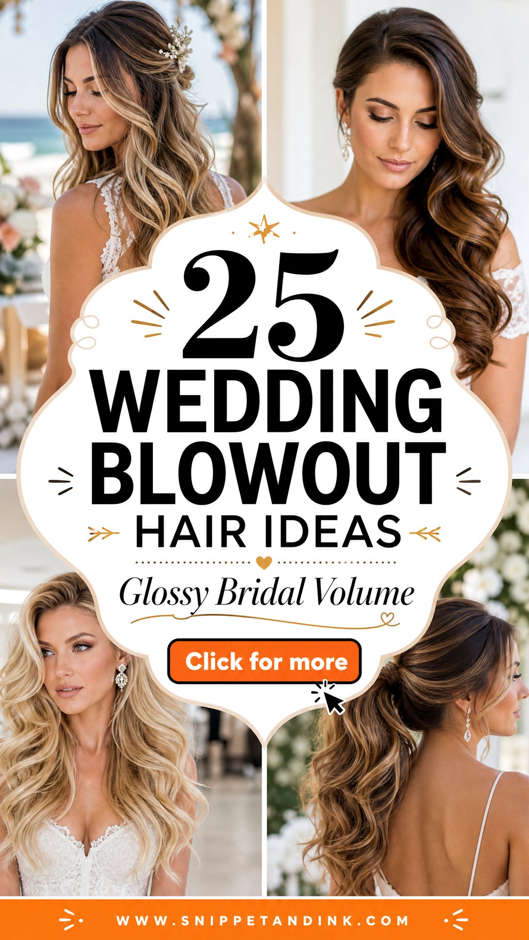 25 Wedding Blowout Hair Ideas for Glossy Bridal Volume - 25 Wedding Blowout Hair Ideas for Glossy Bridal Volume