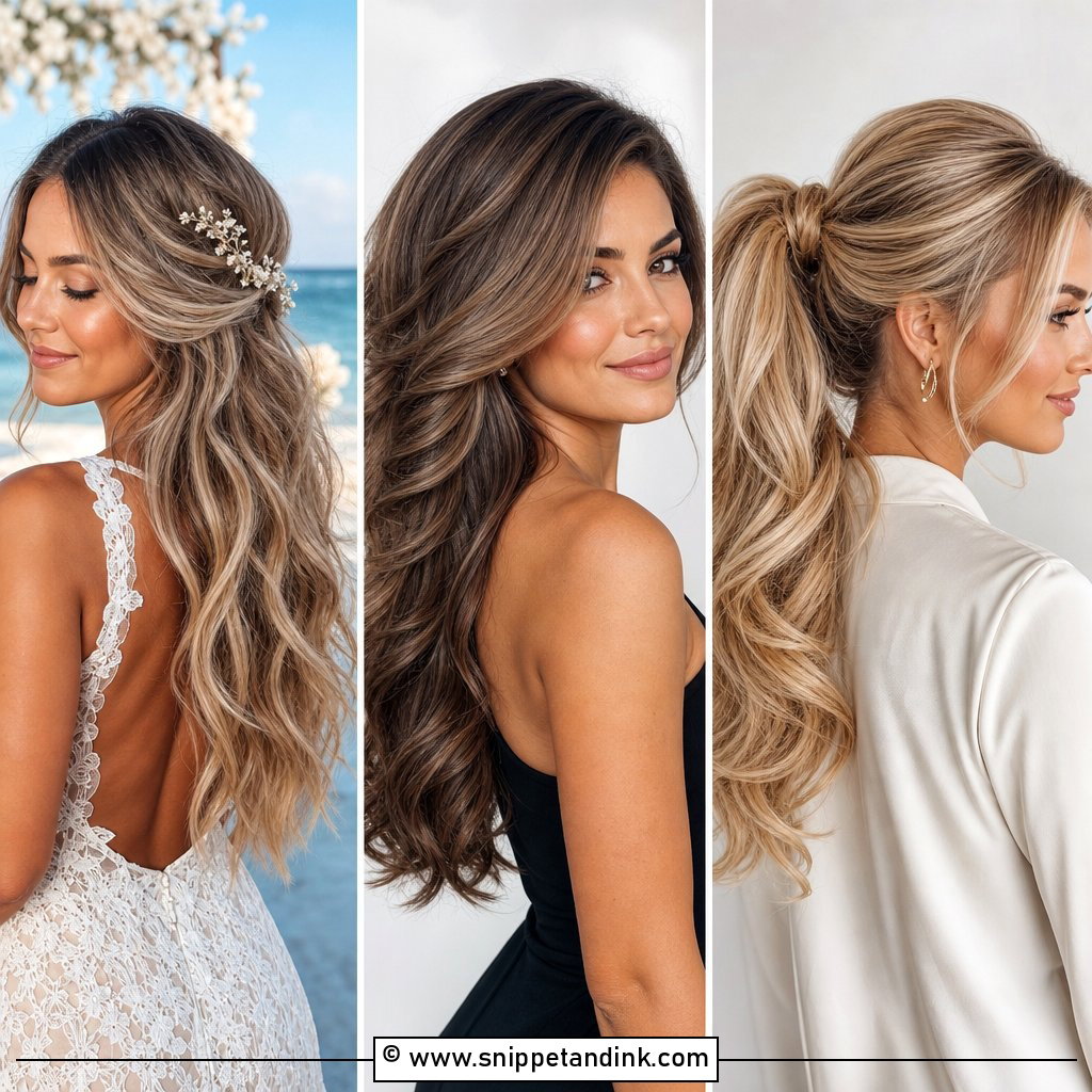 25 Wedding Blowout Hair Ideas for Glossy Bridal Volume