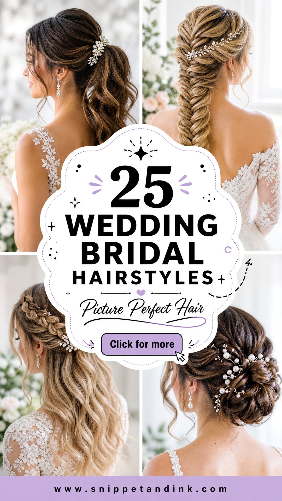 25 Wedding Bridal Hairstyles for a Picture-Perfect Day - 25 Wedding Bridal Hairstyles for a Picture-Perfect Day