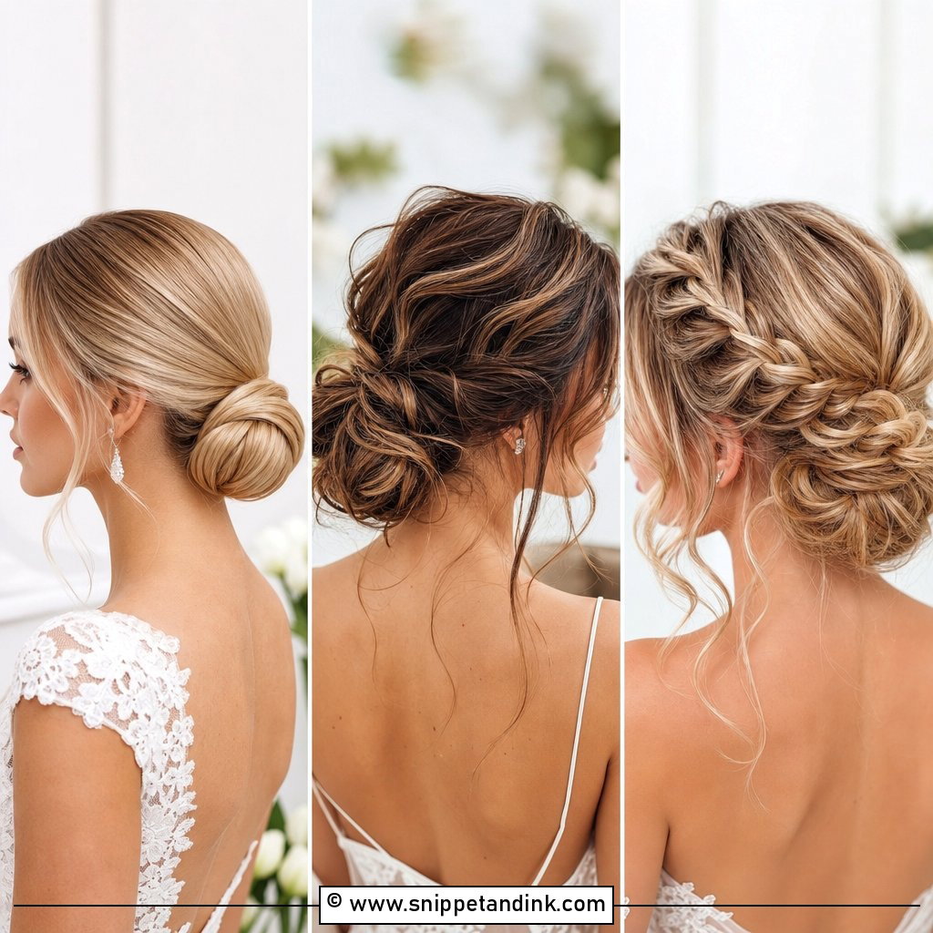 25 Wedding Bun Hairstyle Ideas for Timeless Brides