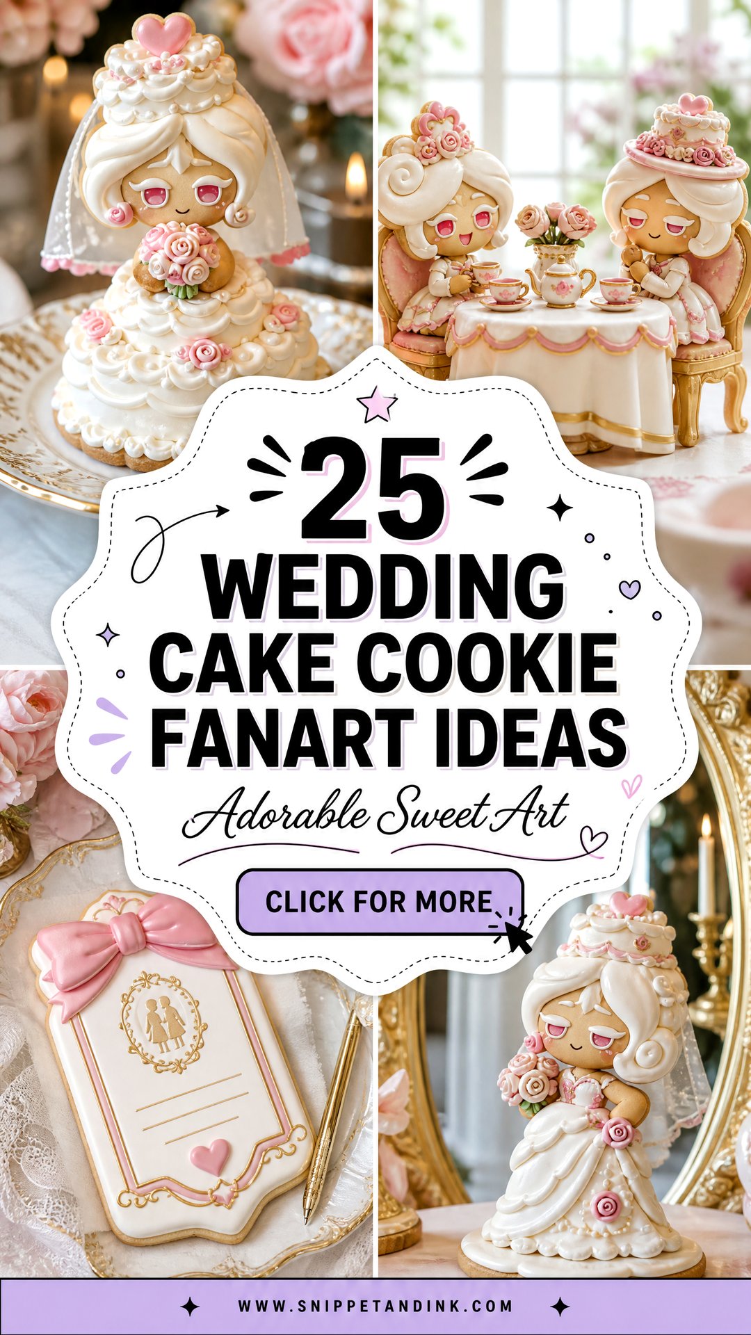 25 Wedding Cake Cookie Fanart Ideas for Sweet Creative Fans - 25 Wedding Cake Cookie Fanart Ideas for Sweet Creative Fans