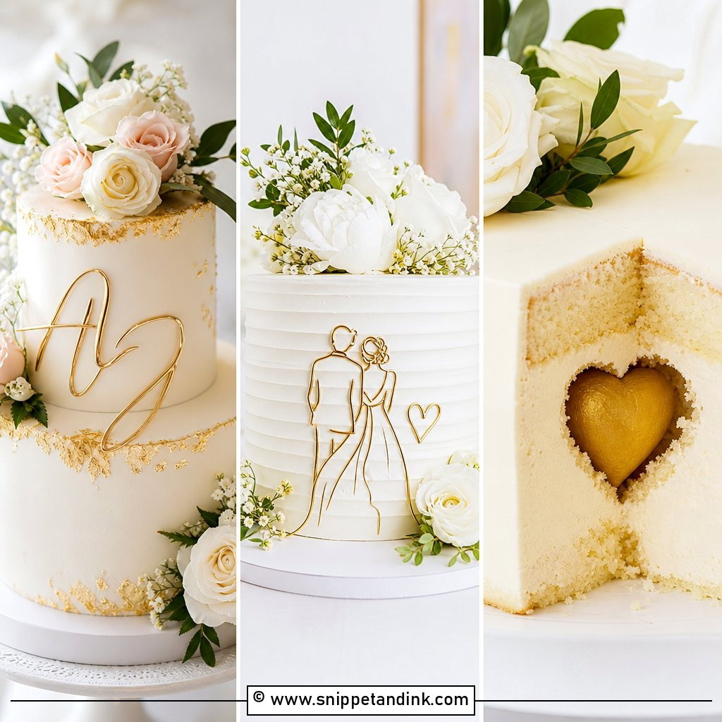 25 Wedding Cake Ideas with Writing for Sweet Personal Touches