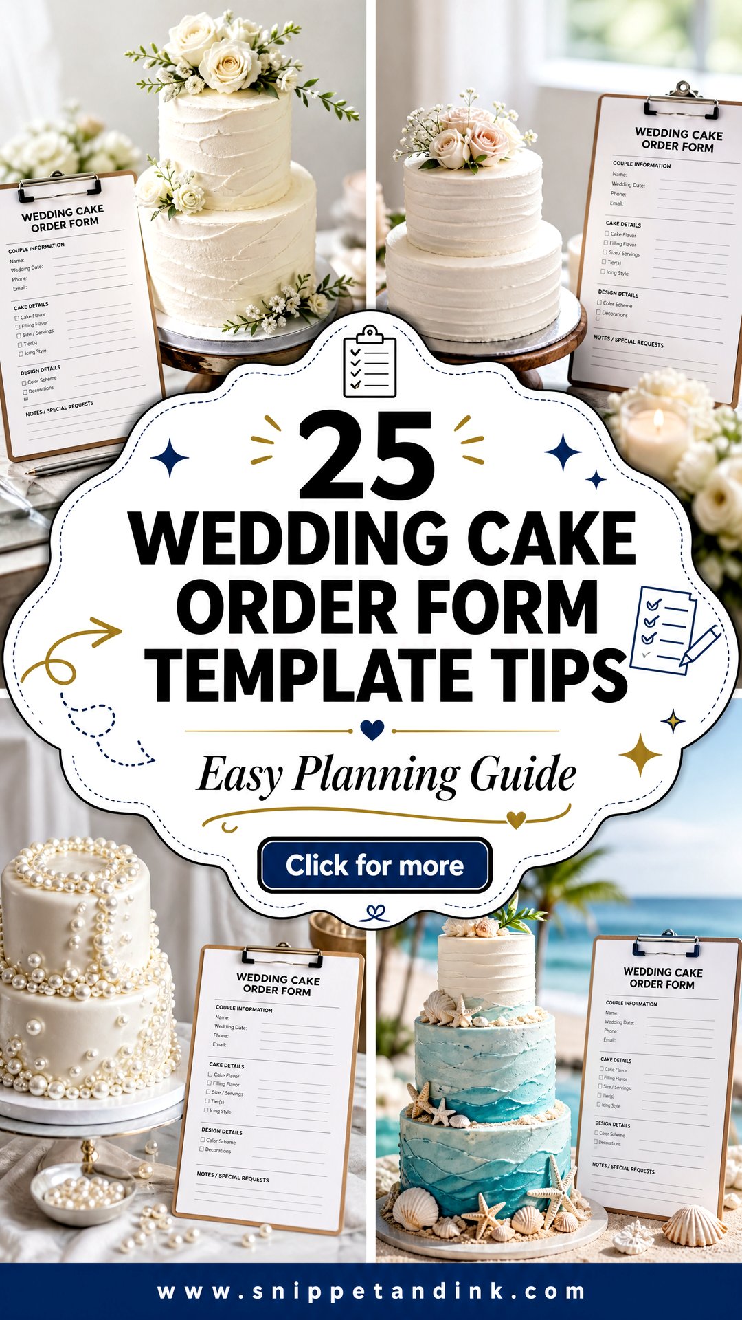 25 Wedding Cake Order Form Template Tips for Easy Planning - 25 Wedding Cake Order Form Template Tips for Easy Planning
