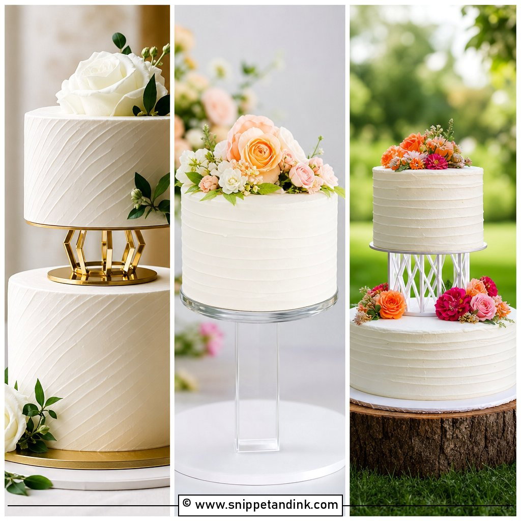 25 Wedding Cake Separators for Elegant Tiered Designs