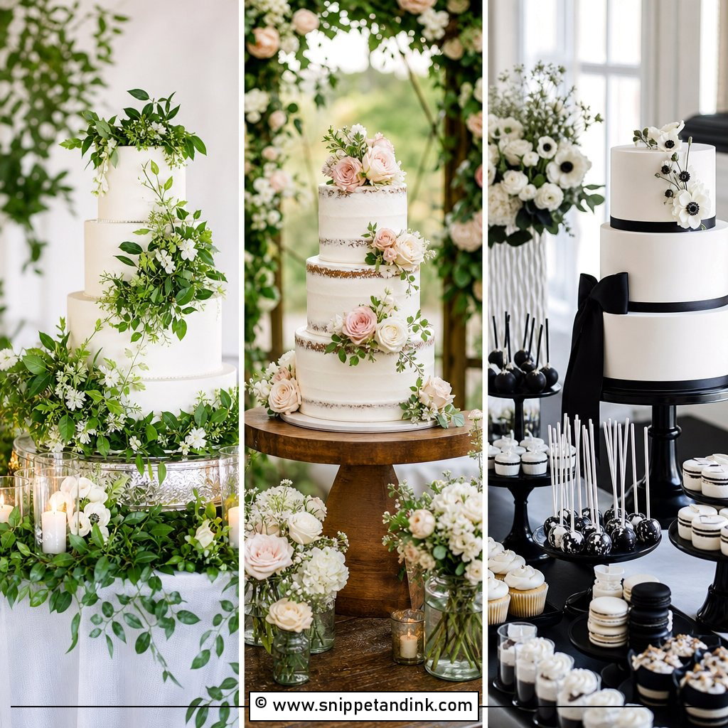 25 Wedding Cake Table Ideas for Stunning Reception Displays