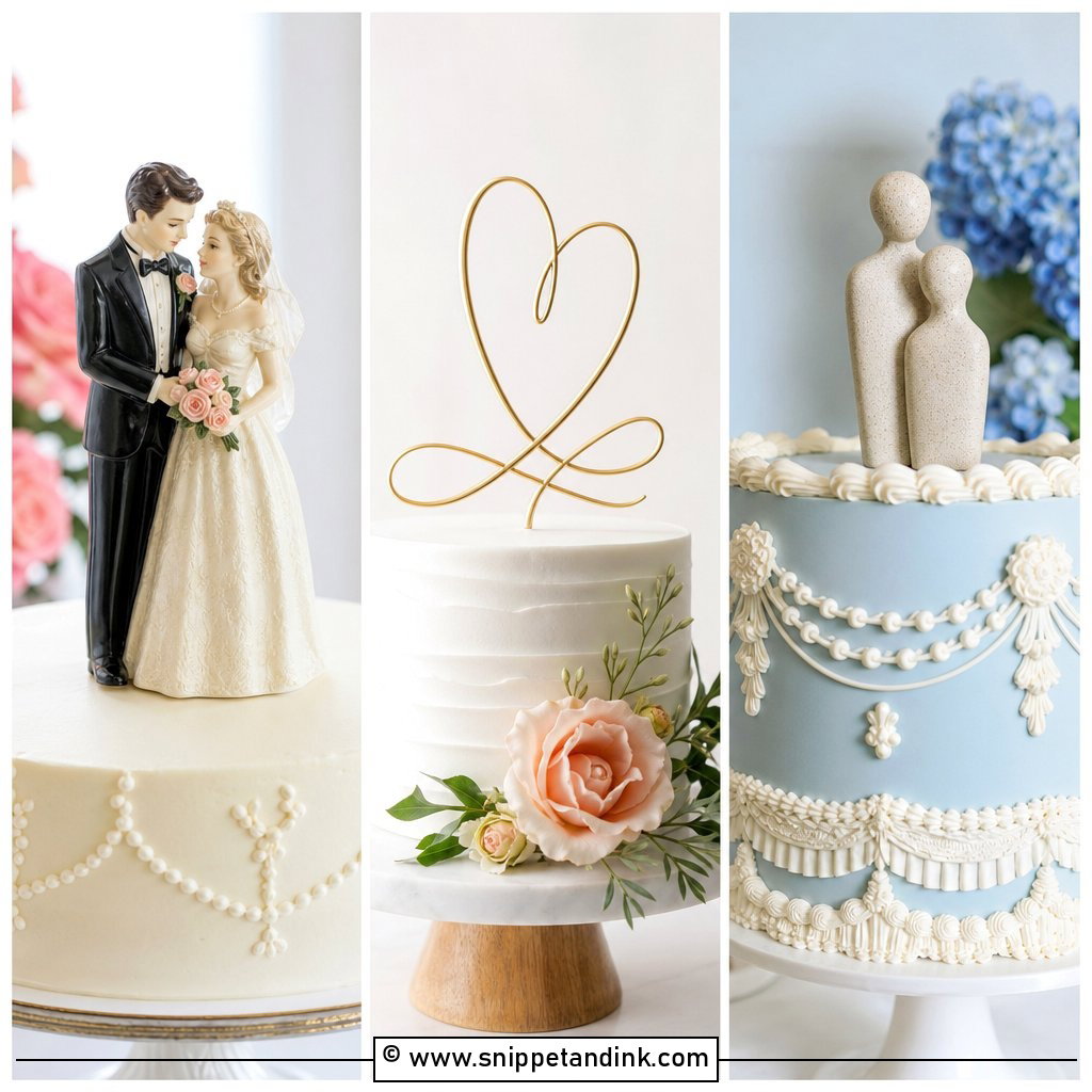 25 Wedding Cake Tops for Stylish Meaningful Finishing Touches