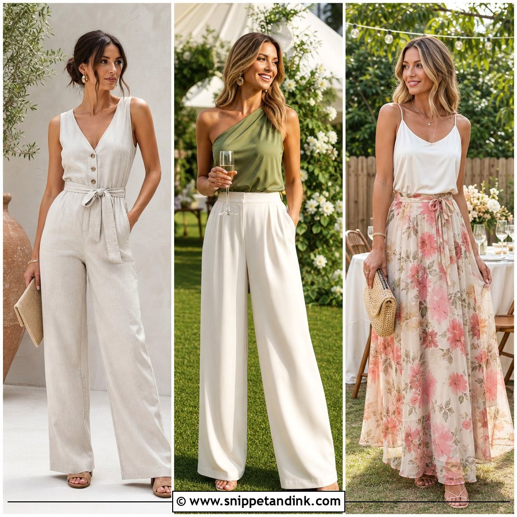 25 Wedding Casual Ideas for Effortless, Polished Guest Style