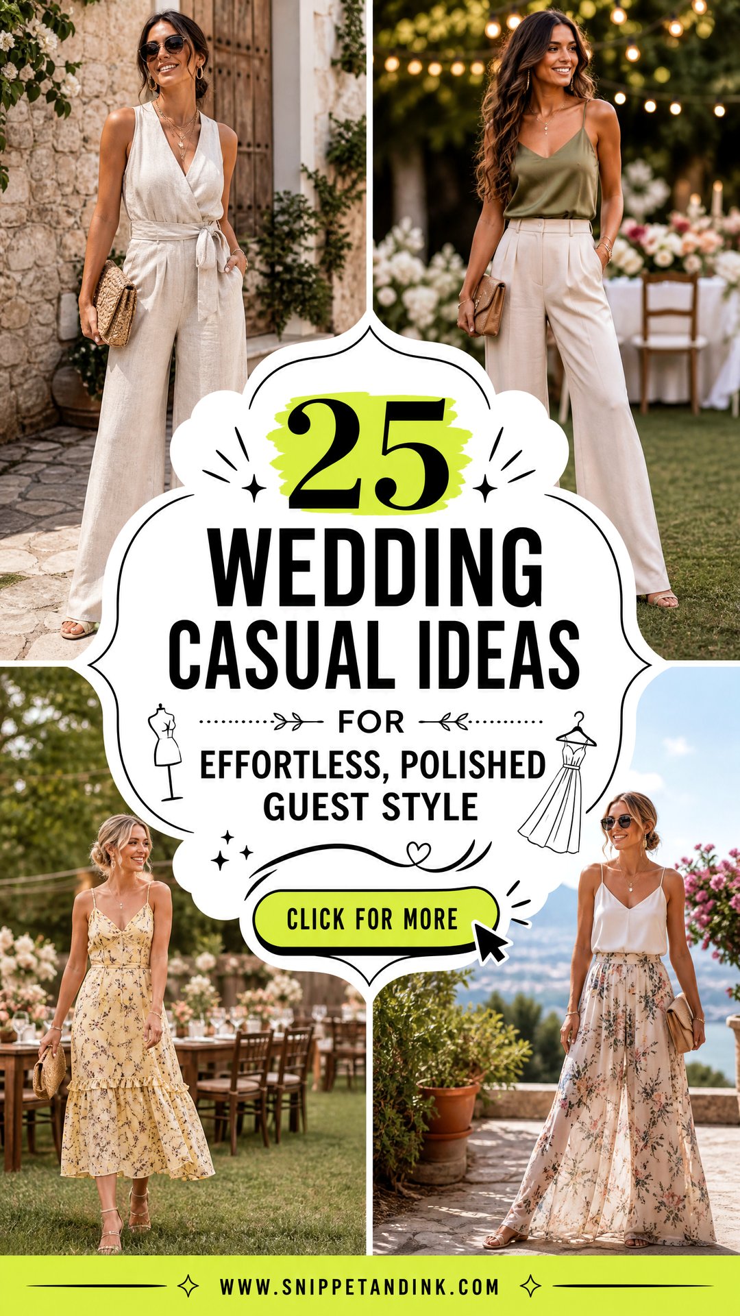 25 Wedding Casual Ideas for Effortless Polished Guest Style - 25 Wedding Casual Ideas for Effortless, Polished Guest Style