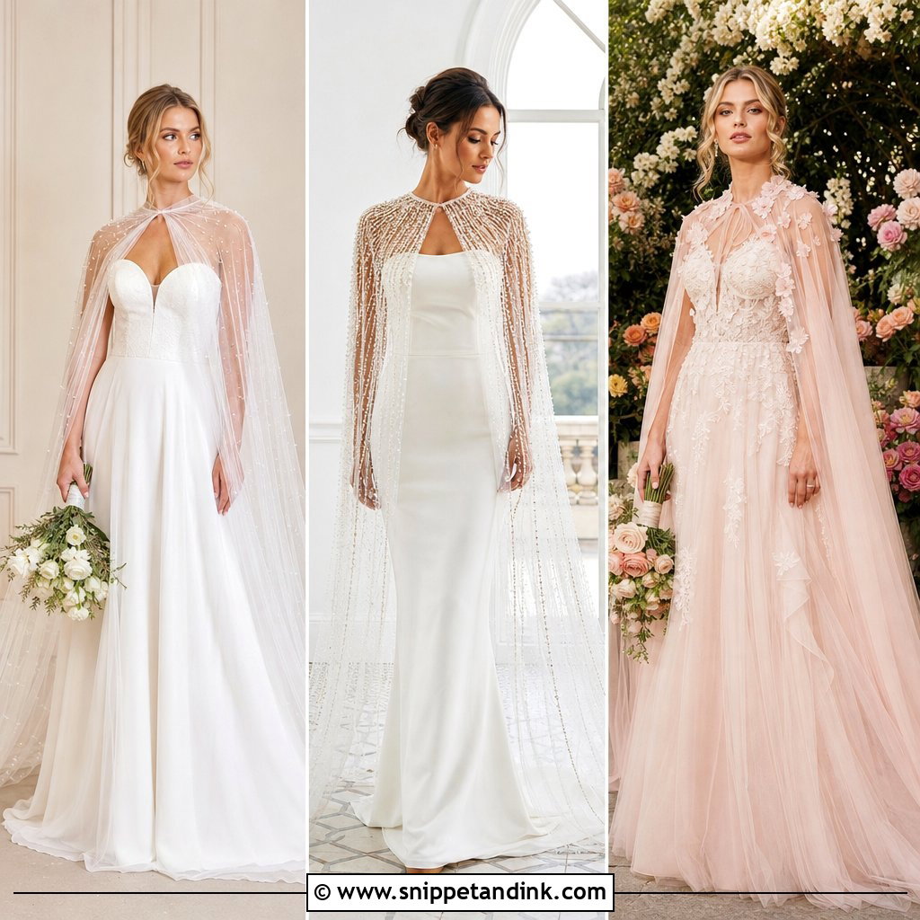 25 Wedding Cloak Ideas for an Unforgettable Bridal Entrance