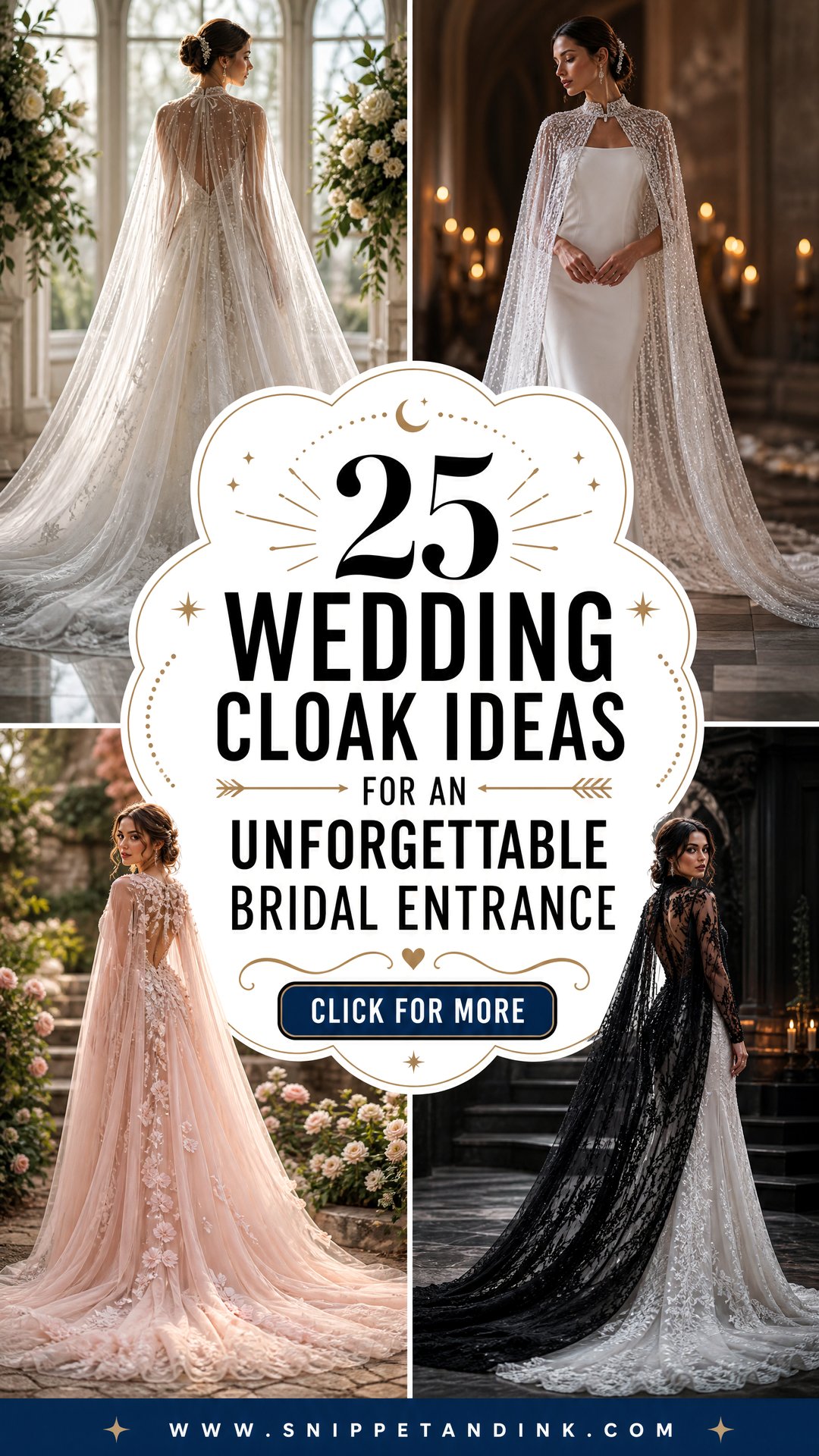 25 Wedding Cloak Ideas for an Unforgettable Bridal Entrance - 25 Wedding Cloak Ideas for an Unforgettable Bridal Entrance