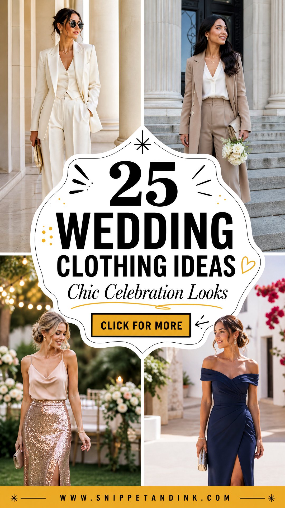 25 Wedding Clothing Ideas for Stylish Guests and Couples - 25 Wedding Clothing Ideas for Stylish Guests & Couples