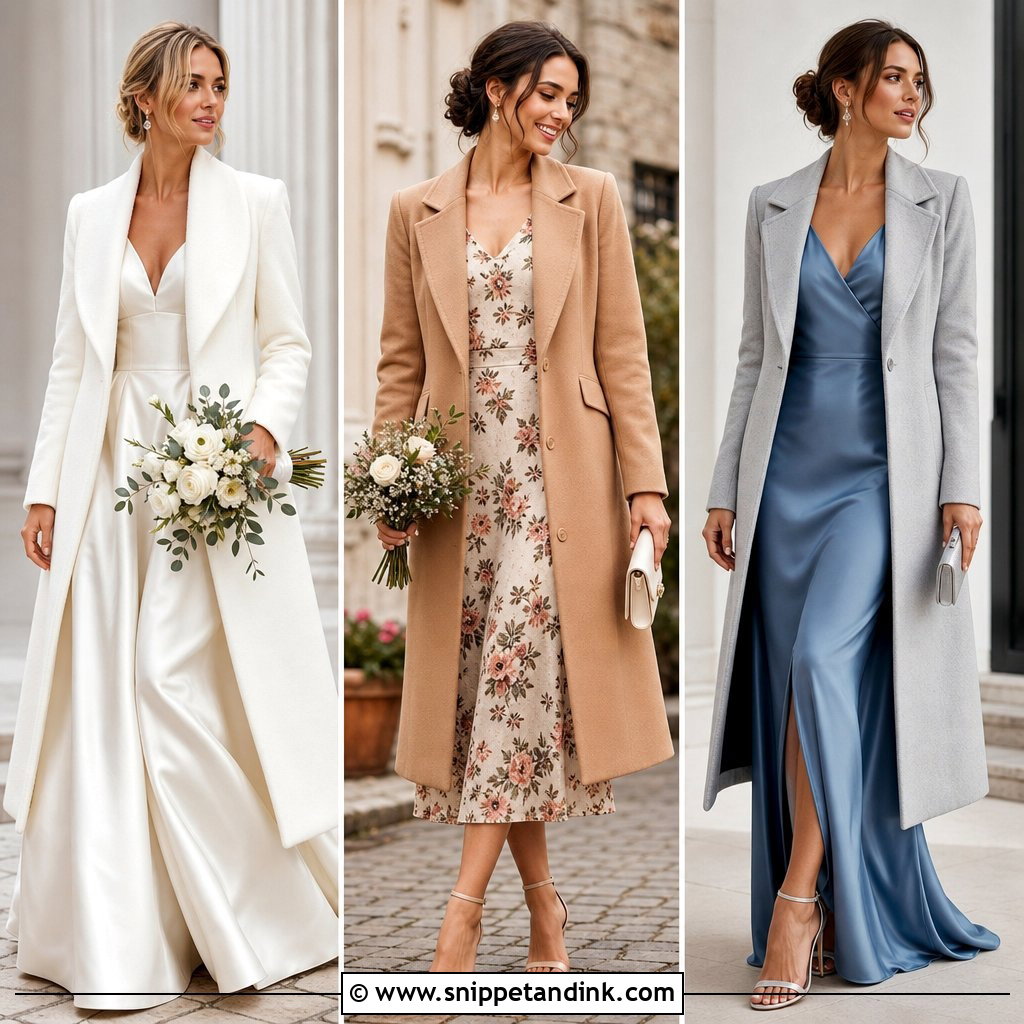 25 Wedding Coat Ideas for Chic and Cozy Cold-Weather Brides