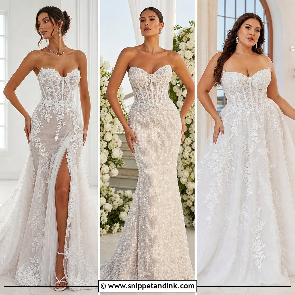 25 Wedding Corset Ideas for a Romantic, Sculpted Bridal Look