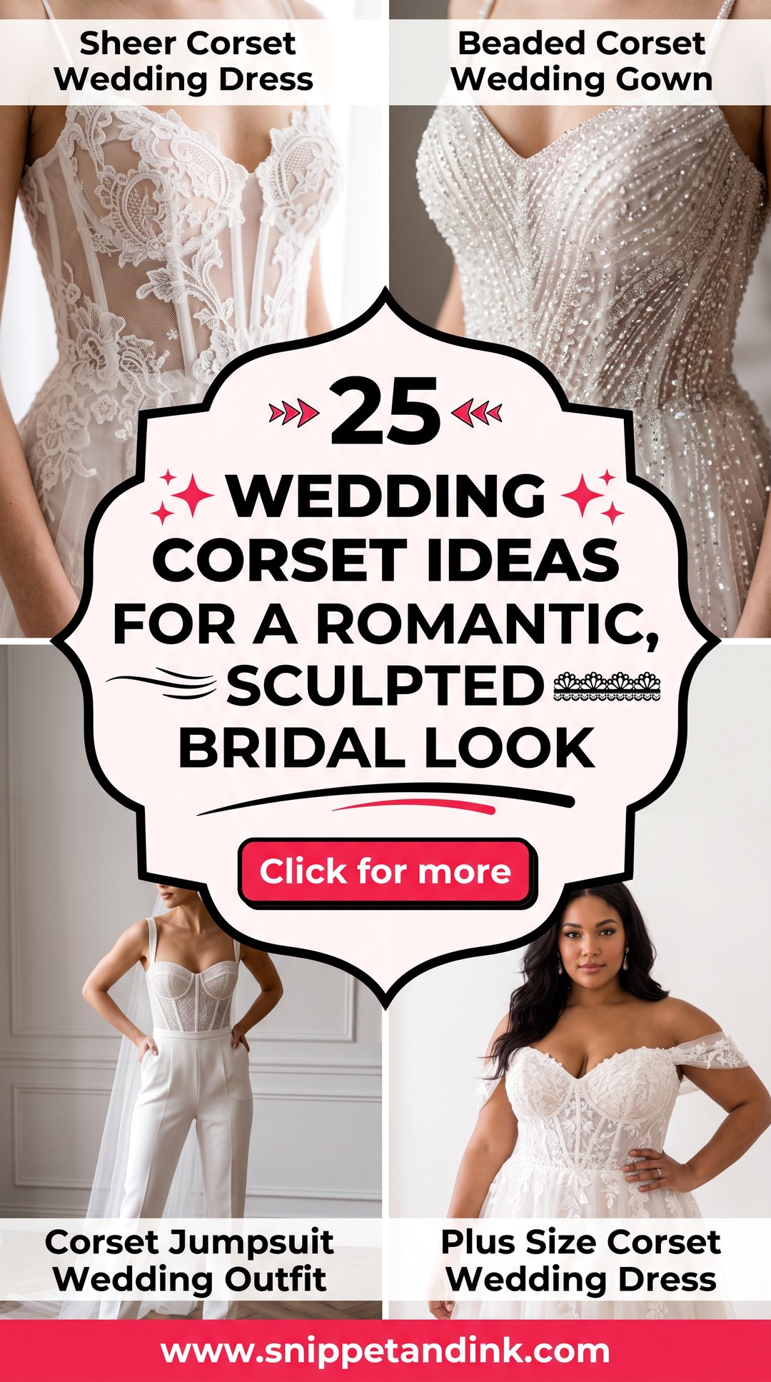 25 Wedding Corset Ideas for a Romantic Sculpted Bridal Look - 25 Wedding Corset Ideas for a Romantic, Sculpted Bridal Look