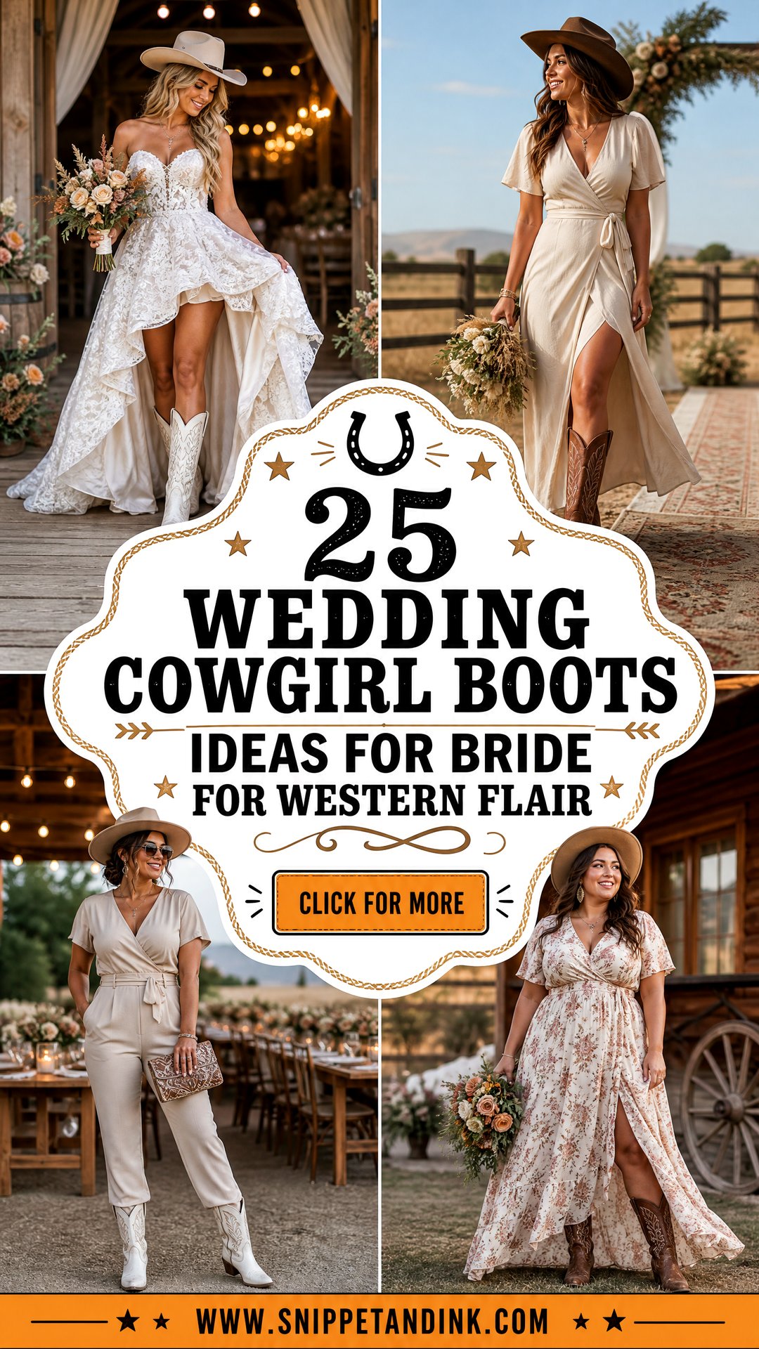 25 Wedding Cowgirl Boots Ideas for Bride for Western Flair - 25 Wedding Cowgirl Boots Ideas for Bride for Western Flair