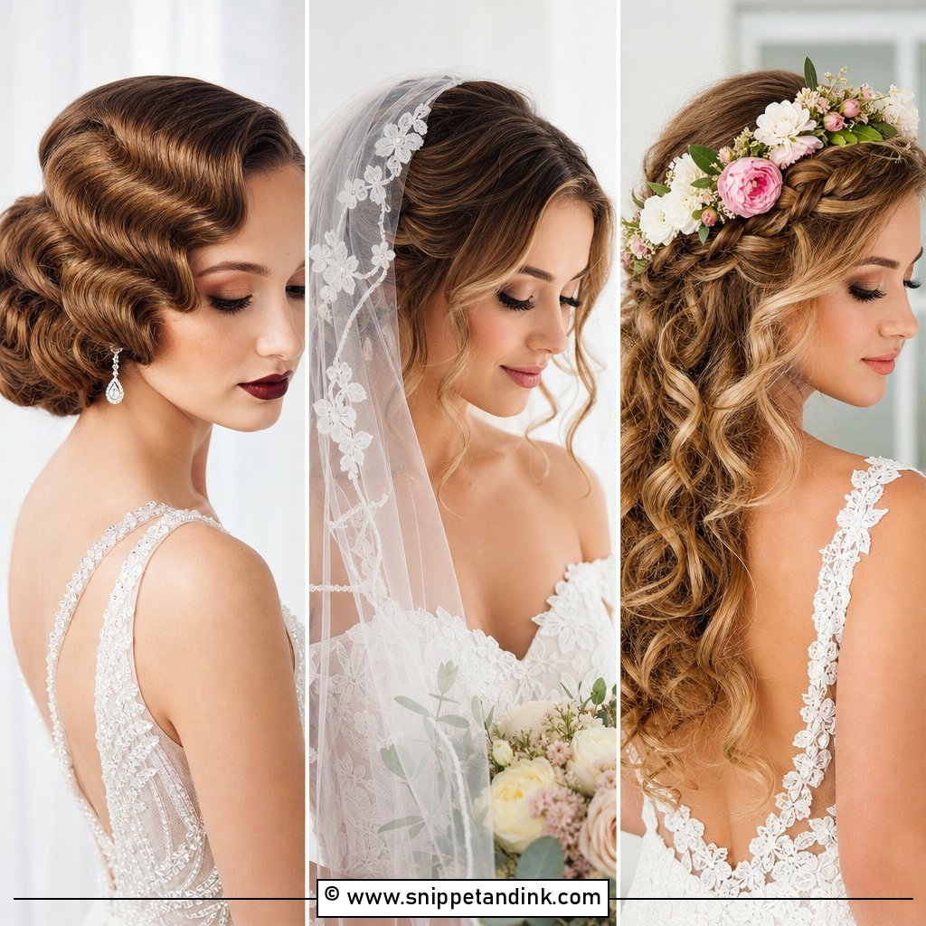 25 Wedding Curls for Soft Photo-Ready Bridal Hair Looks