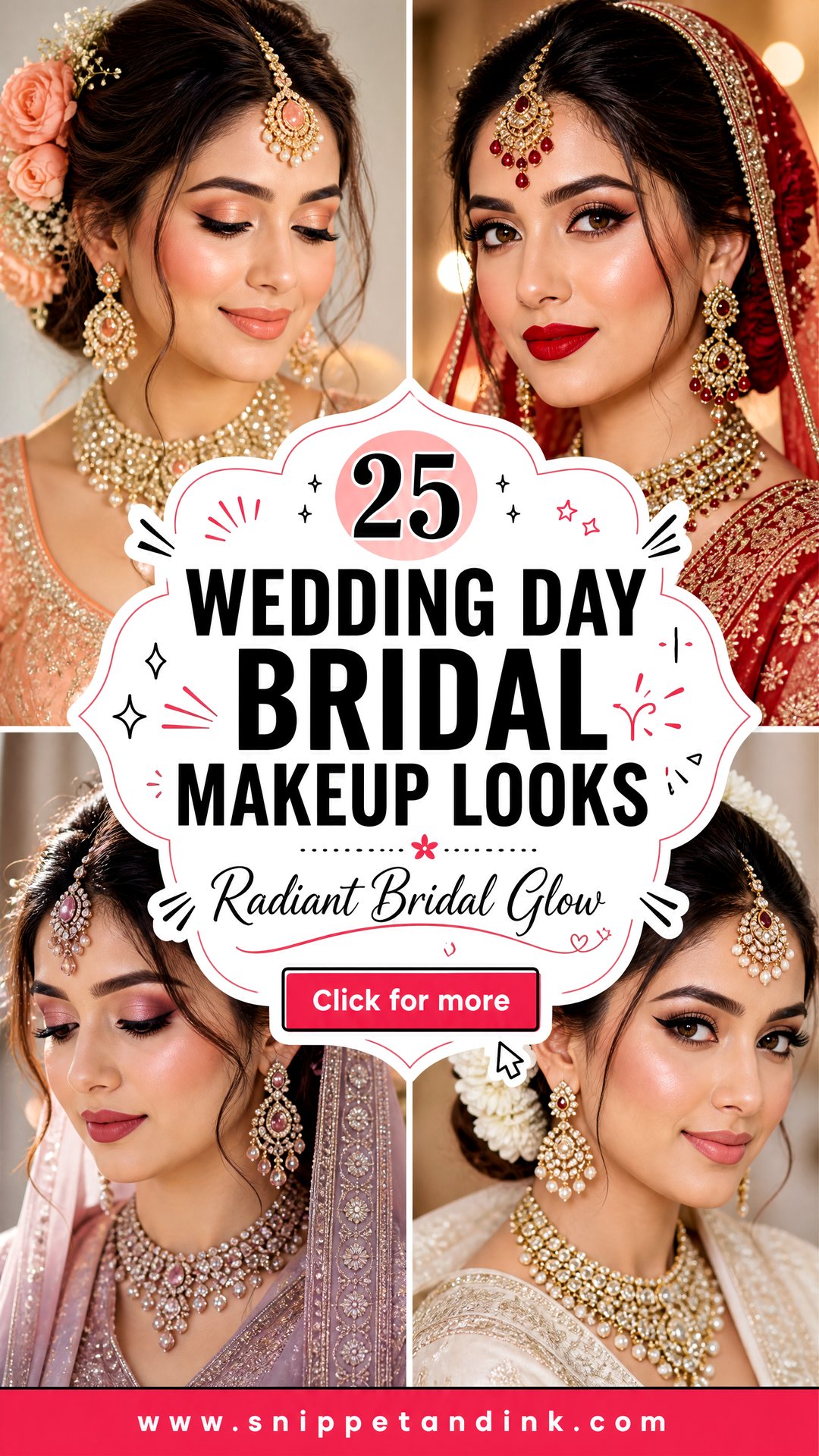 25 Wedding Day Bridal Makeup Looks for a Radiant Glow - 25 Wedding Day Bridal Makeup Looks for a Radiant Glow