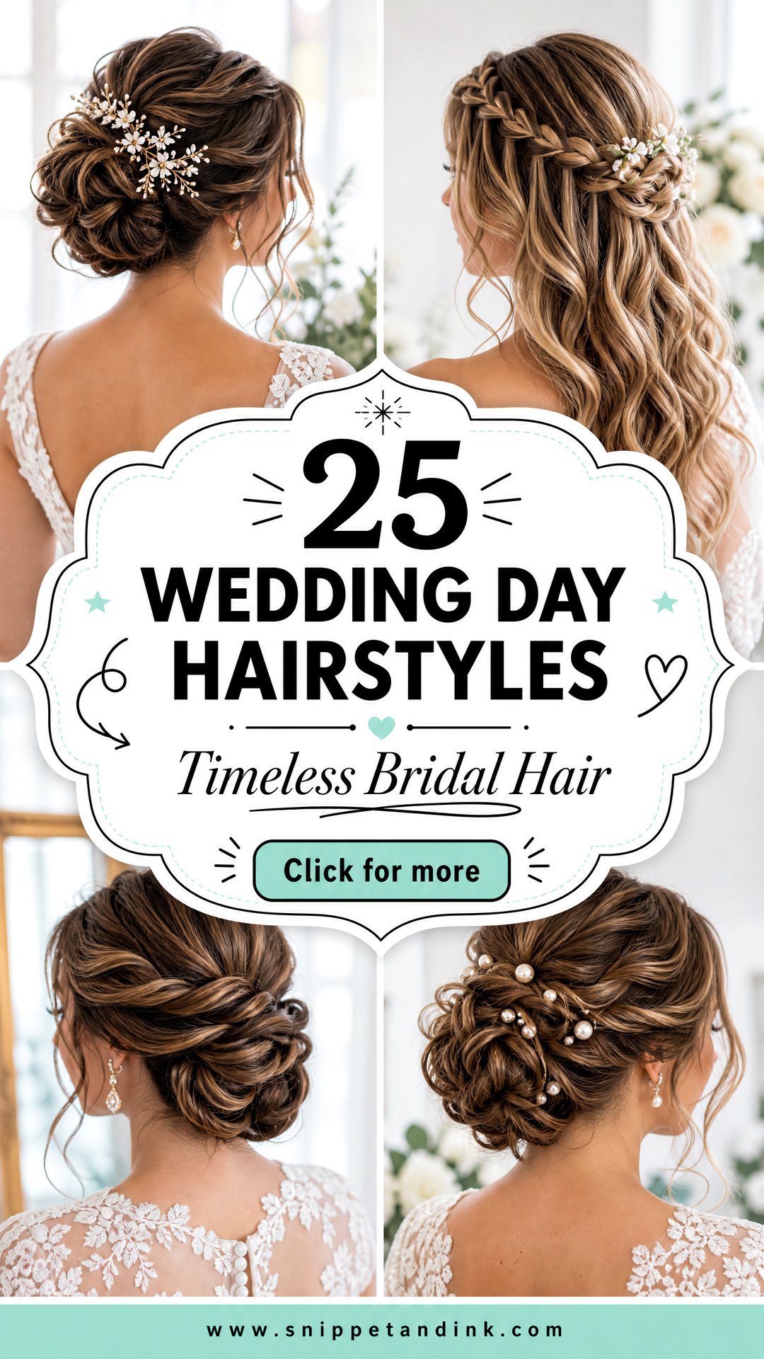 25 Wedding Day Hairstyles for a Timeless Bridal Look - 25 Wedding Day Hairstyles for a Timeless Bridal Look
