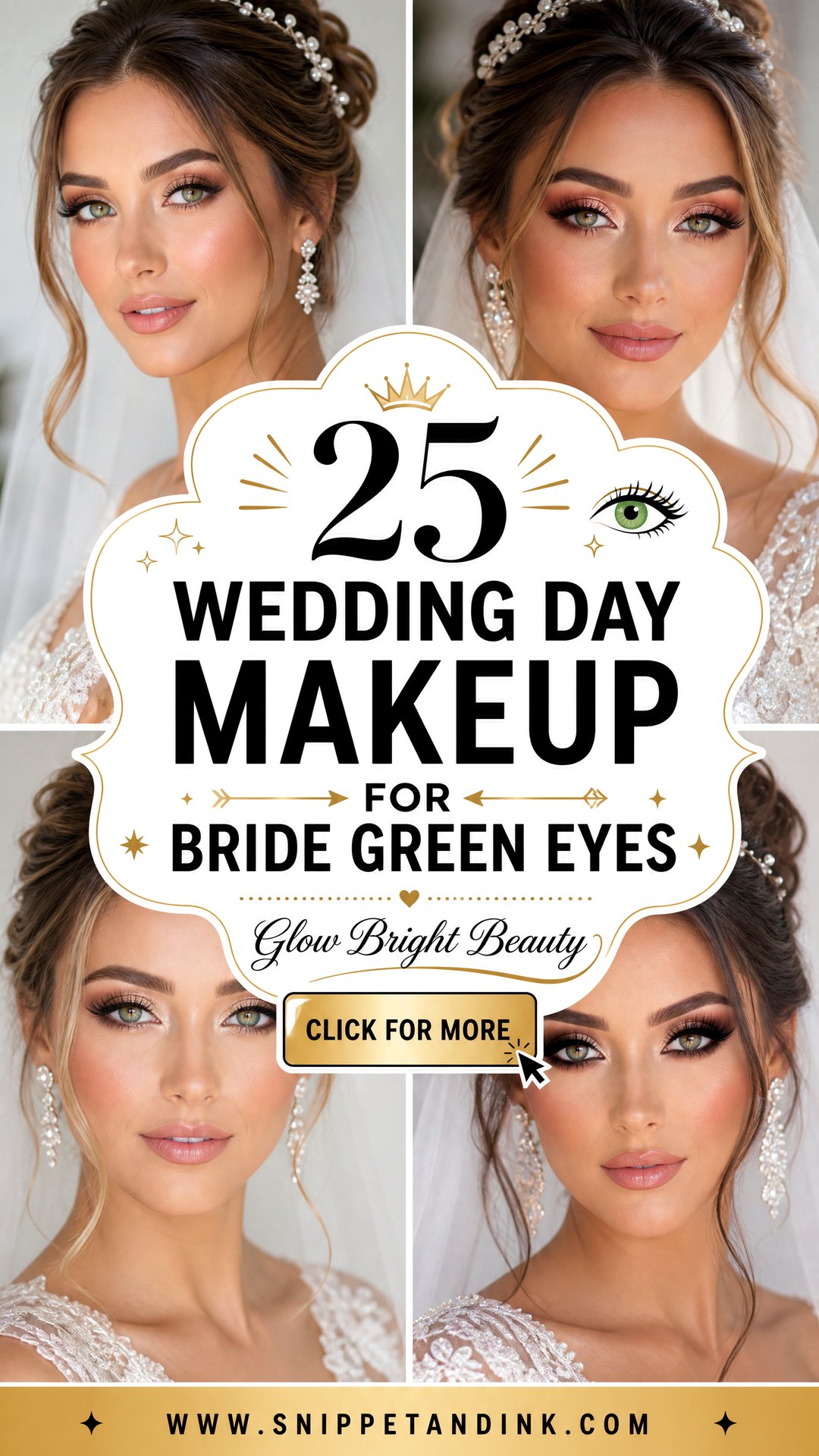 25 Wedding Day Makeup for Bride Green Eyes to Glow Bright - 25 Wedding Day Makeup for Bride Green Eyes to Glow Bright