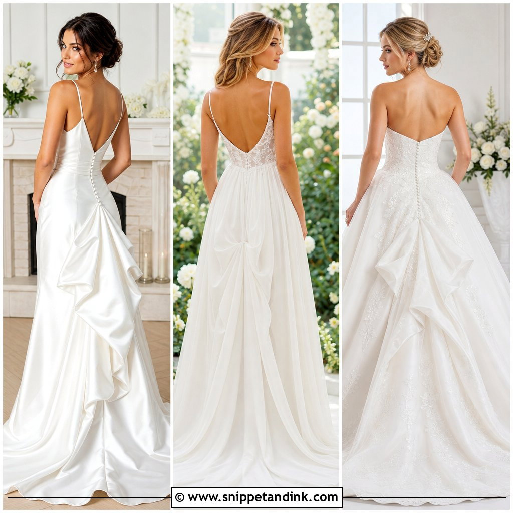 25 Wedding Dress Bustle Ideas for Beauty, Comfort, and Dancing