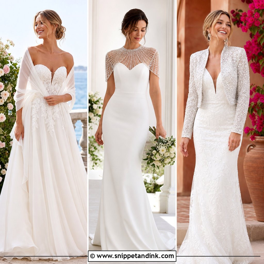 25 Wedding Dress Cover Up Ideas for Every Season and Style