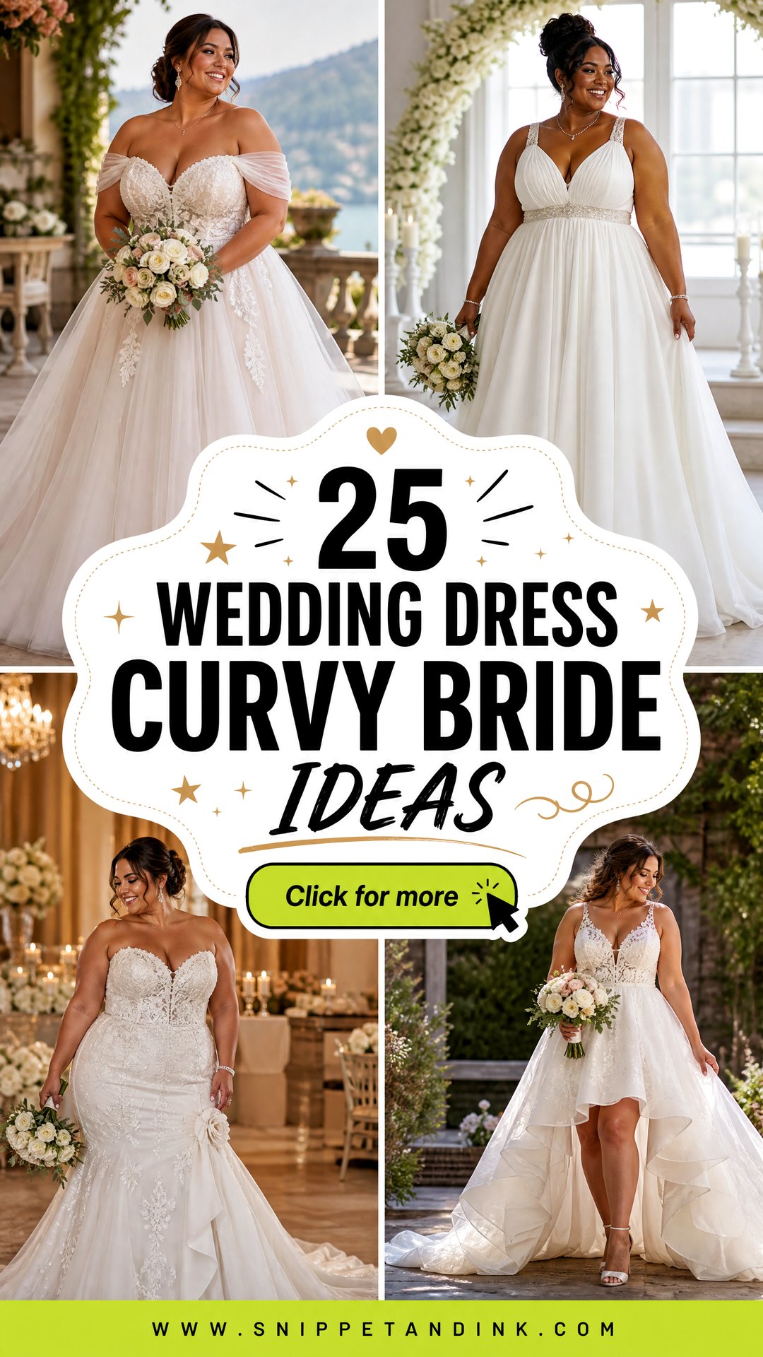 25 Wedding Dress Curvy Bride Ideas for a Flattering Confident Fit - 25 Wedding Dress Curvy Bride Ideas for a Flattering, Confident Fit