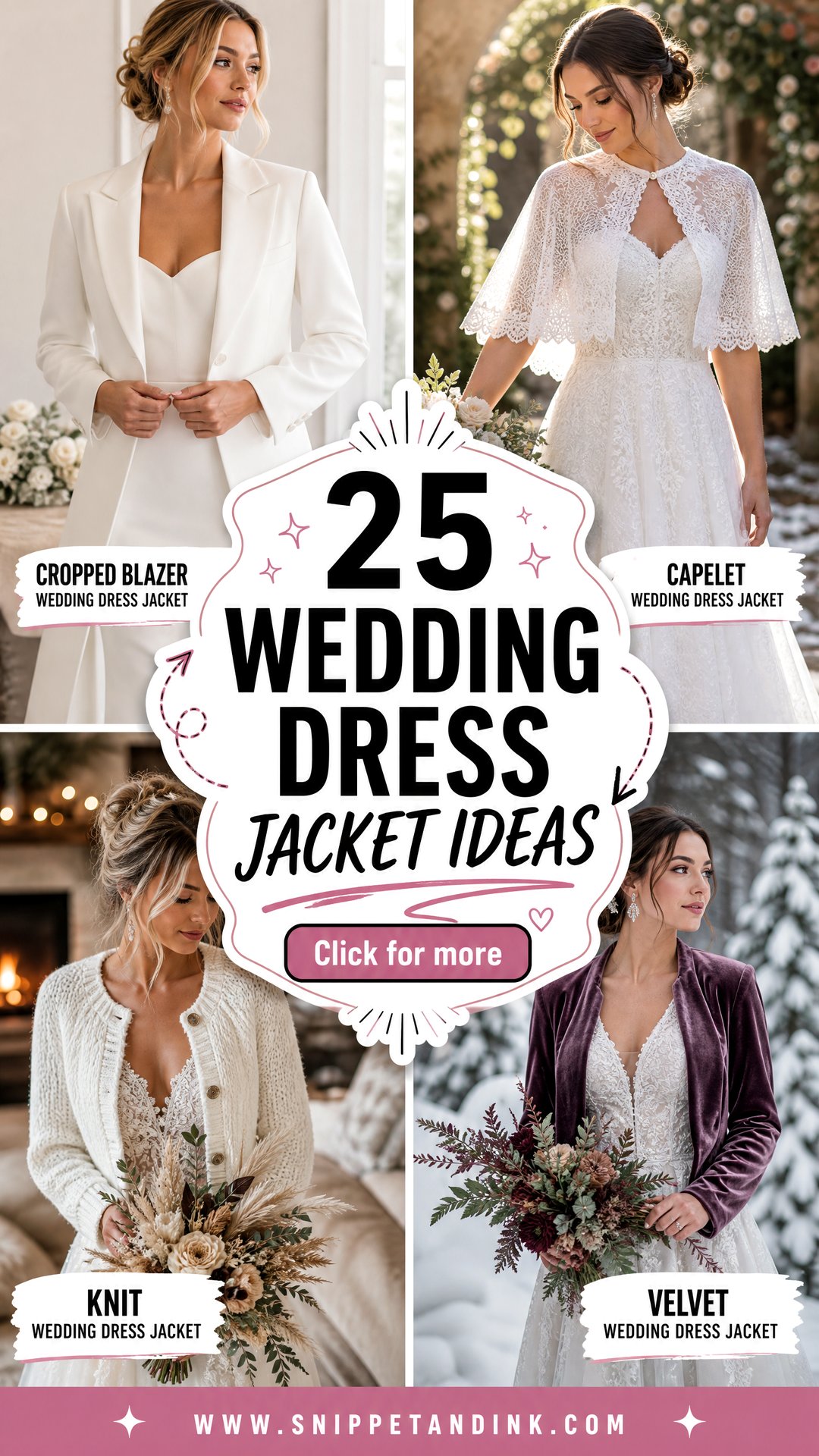 25 Wedding Dress Jacket Ideas for Chic Warmth in Every Season - 25 Wedding Dress Jacket Ideas for Chic Warmth in Every Season