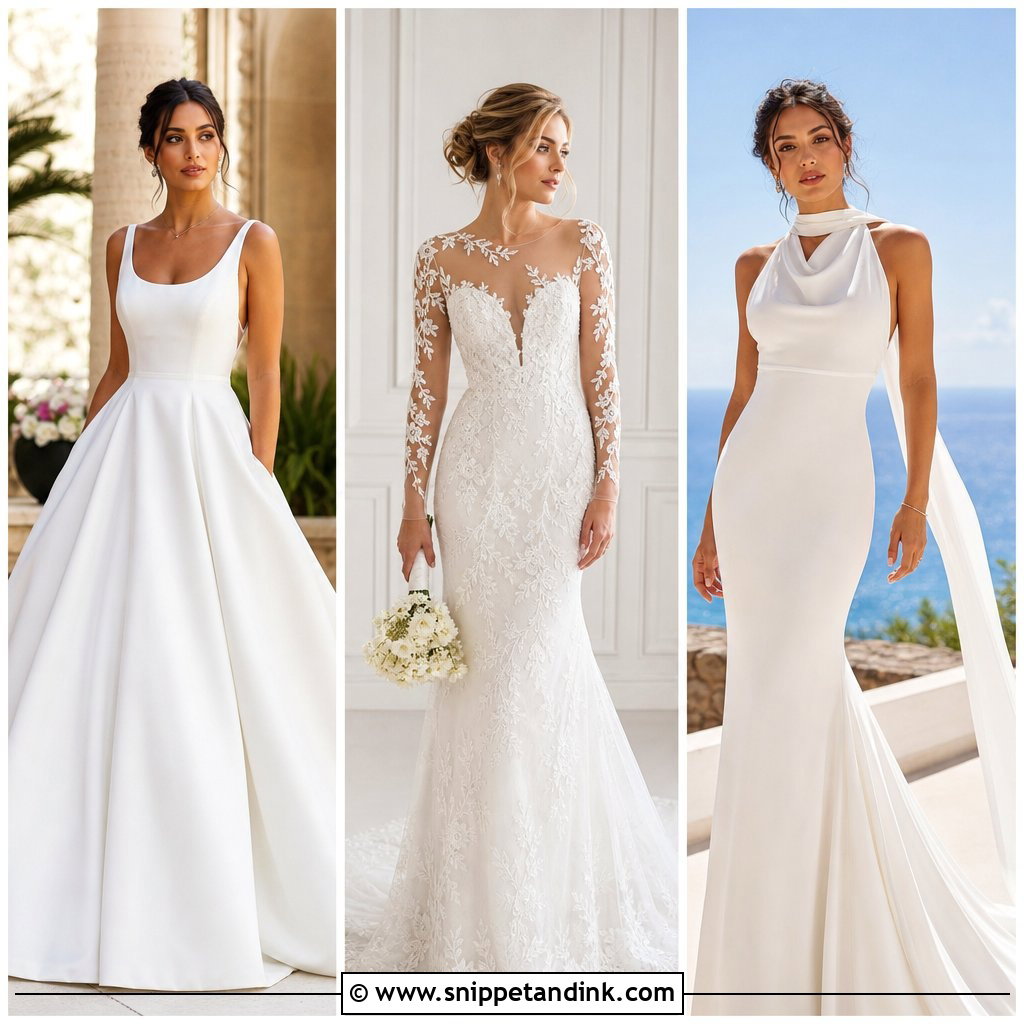 25 Wedding Dress Neckline Ideas: Find Your Most Flattering Look