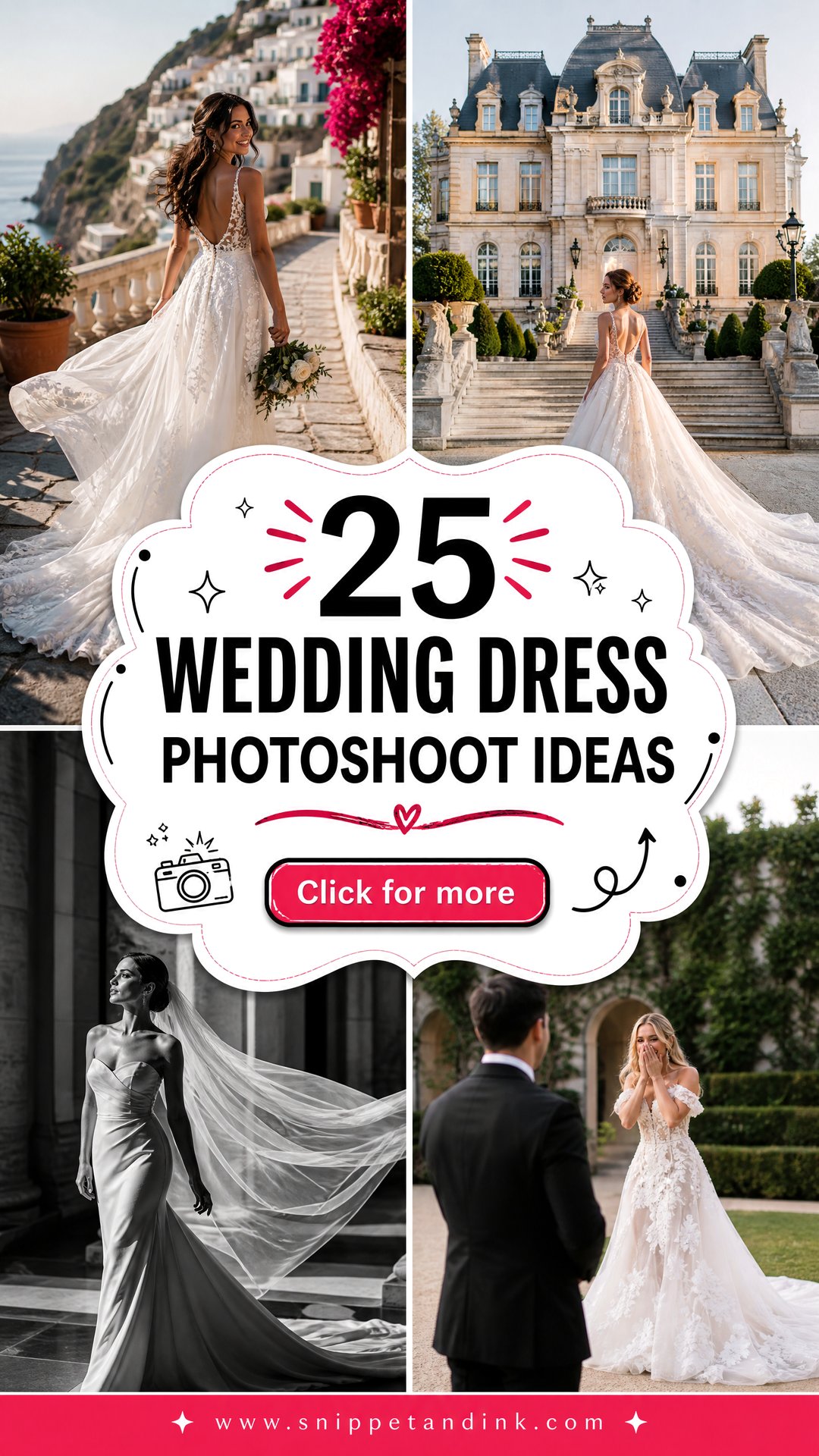 25 Wedding Dress Photoshoot Ideas Dreamy Poses and Photo Tips - 25 Wedding Dress Photoshoot Ideas: Dreamy Poses and Photo Tips