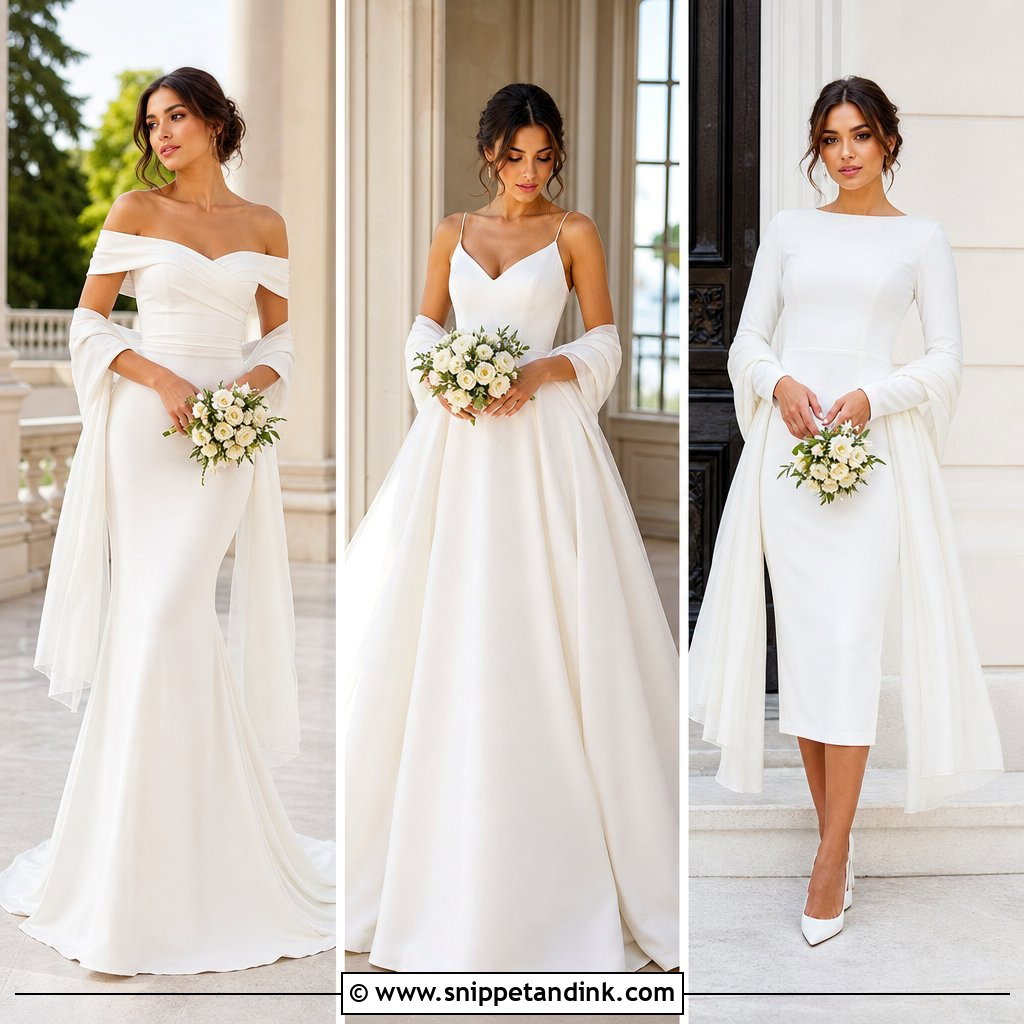 25 Wedding Dress Scarf Ideas Chic Styling for Modern Brides