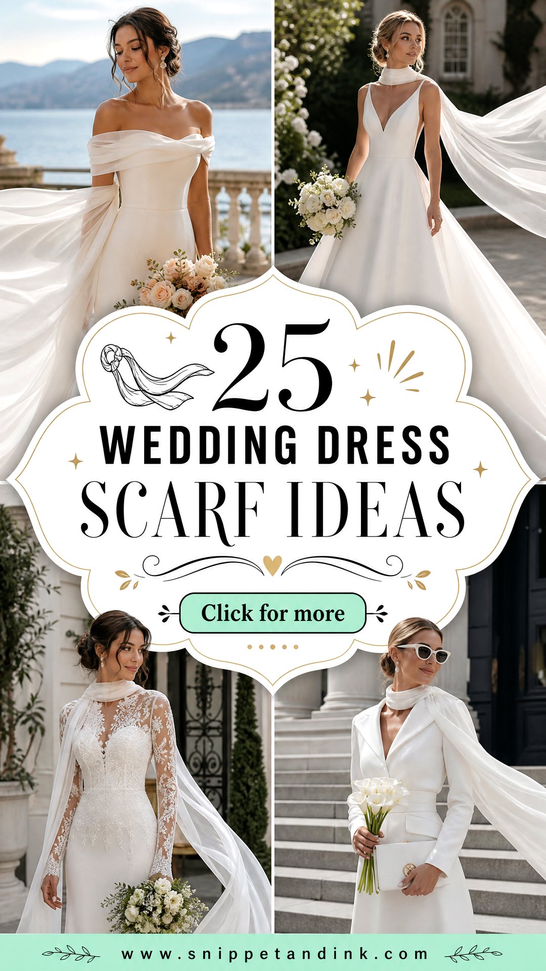 25 Wedding Dress Scarf Ideas Chic Styling for Modern Brides - 25 Wedding Dress Scarf Ideas: Chic Styling for Modern Brides