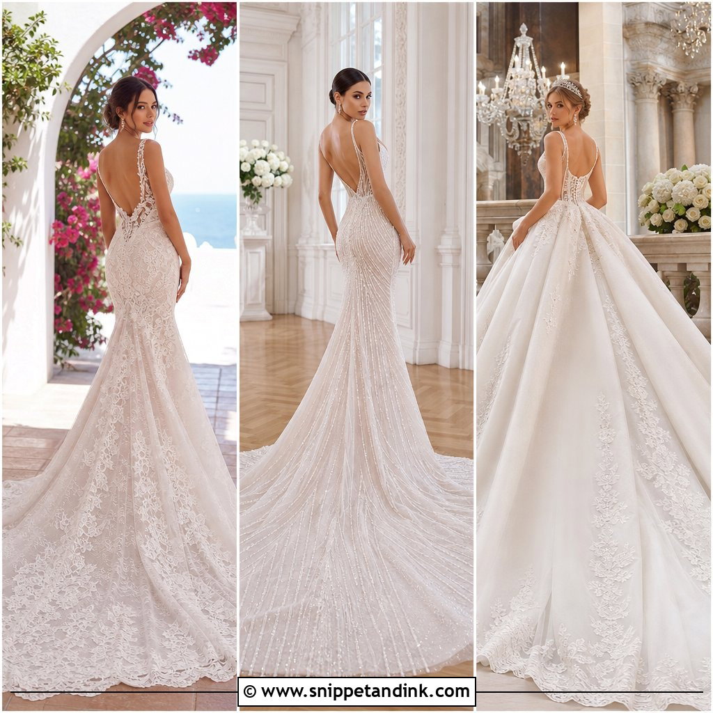 25 Wedding Dress Train Ideas: Dramatic Details for Every Venue