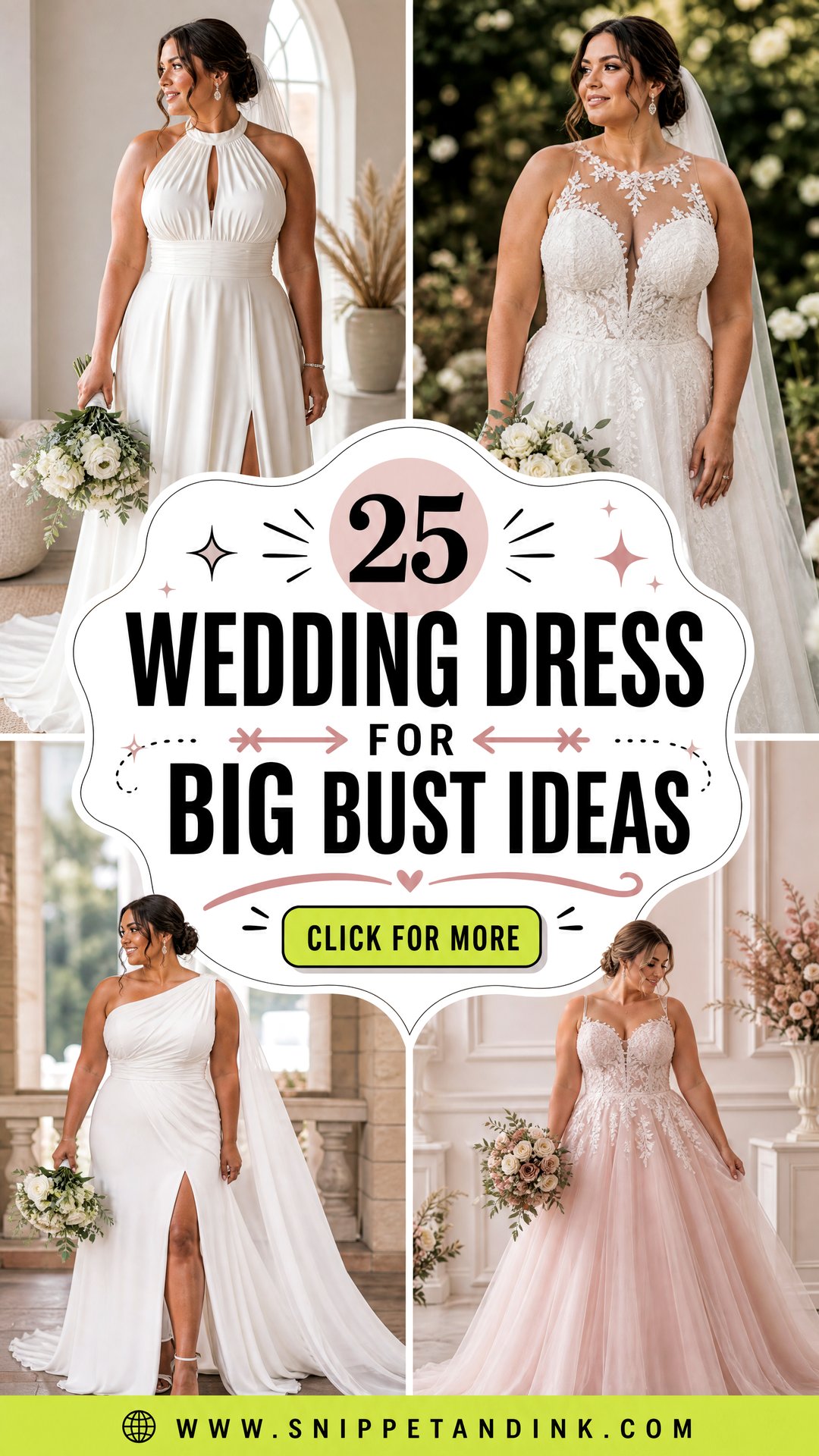 25 Wedding Dress for Big Bust Ideas for Supportive Stunning Style - 25 Wedding Dress for Big Bust Ideas for Supportive, Stunning Style