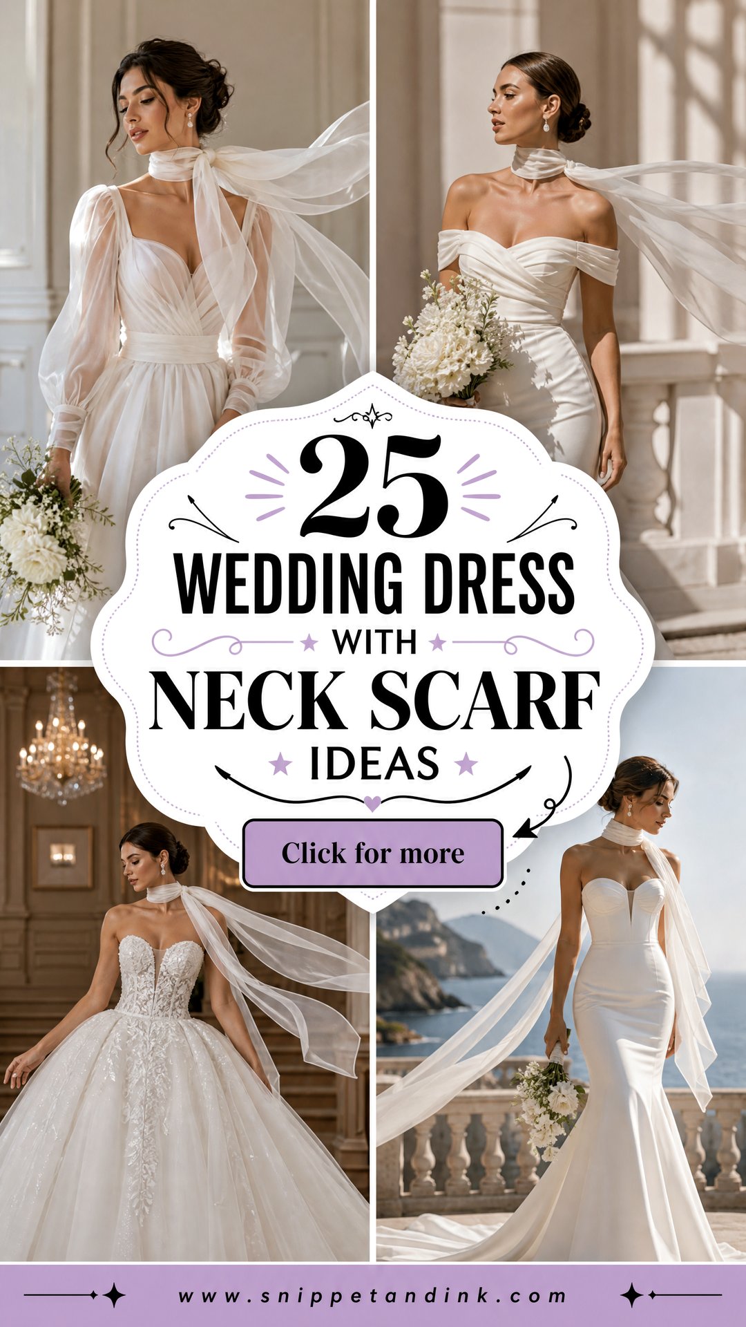 25 Wedding Dress with Neck Scarf Ideas Chic Bridal Styling Tips - 25 Wedding Dress with Neck Scarf Ideas: Chic Bridal Styling Tips