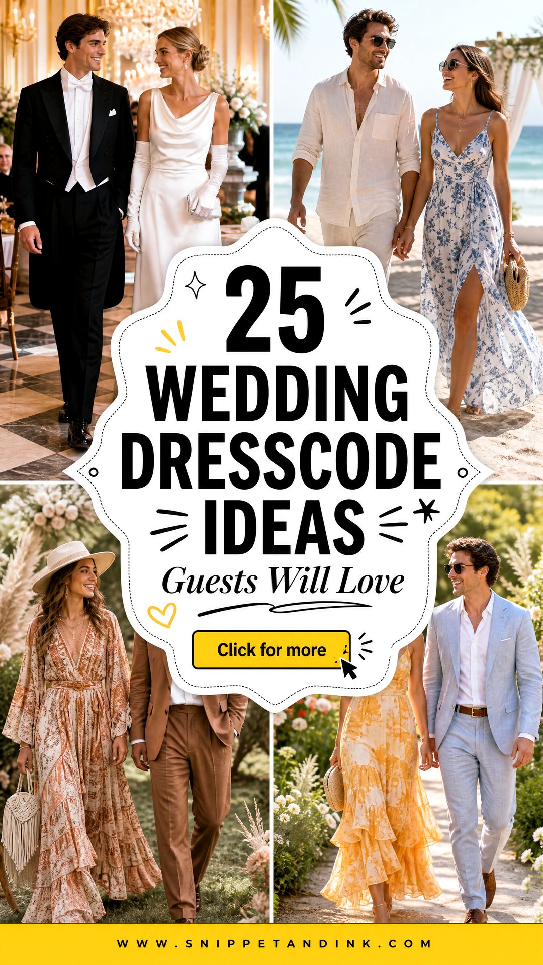 25 Wedding Dresscode Ideas Guests Will Love This Season - 25 Wedding Dresscode Ideas Guests Will Love This Season