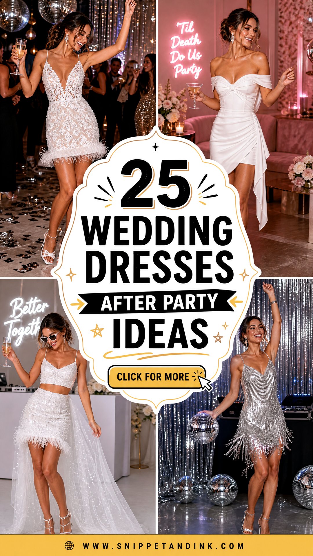 25 Wedding Dresses After Party Ideas for a Chic Reception - 25 Wedding Dresses After Party Ideas for a Chic Reception