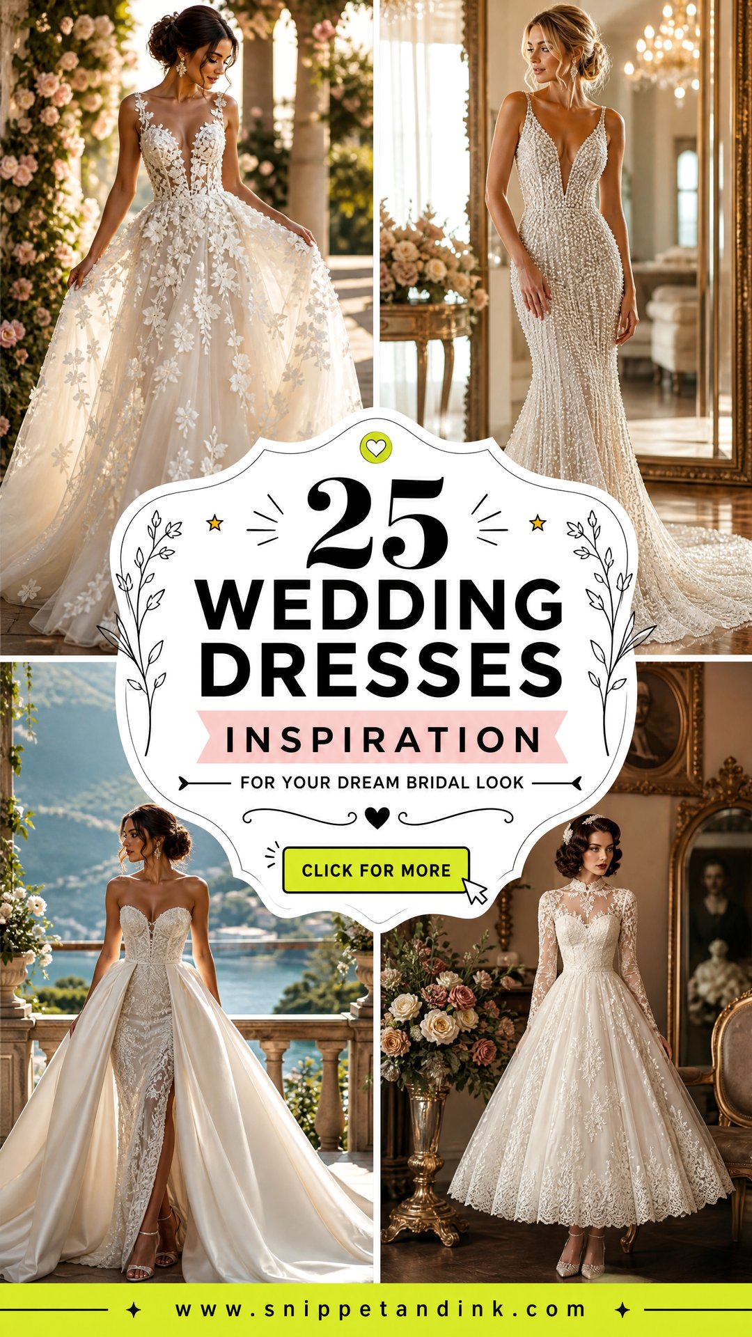 25 Wedding Dresses Inspiration for Your Dream Bridal Look - 25 Wedding Dresses Inspiration for Your Dream Bridal Look