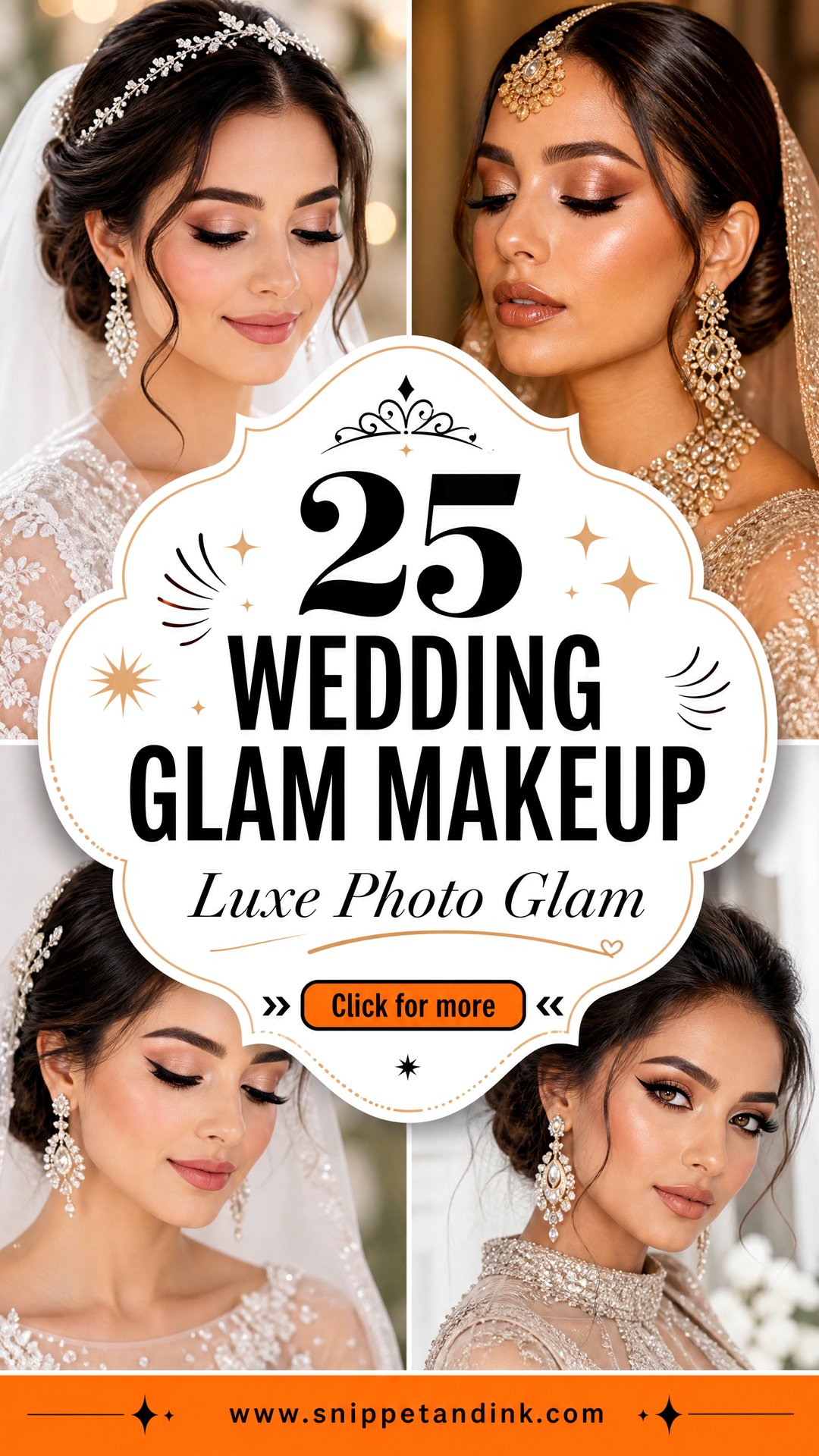25 Wedding Glam Makeup Brides Will Love for Luxe Photos - 25 Wedding Glam Makeup Brides Will Love for Luxe Photos