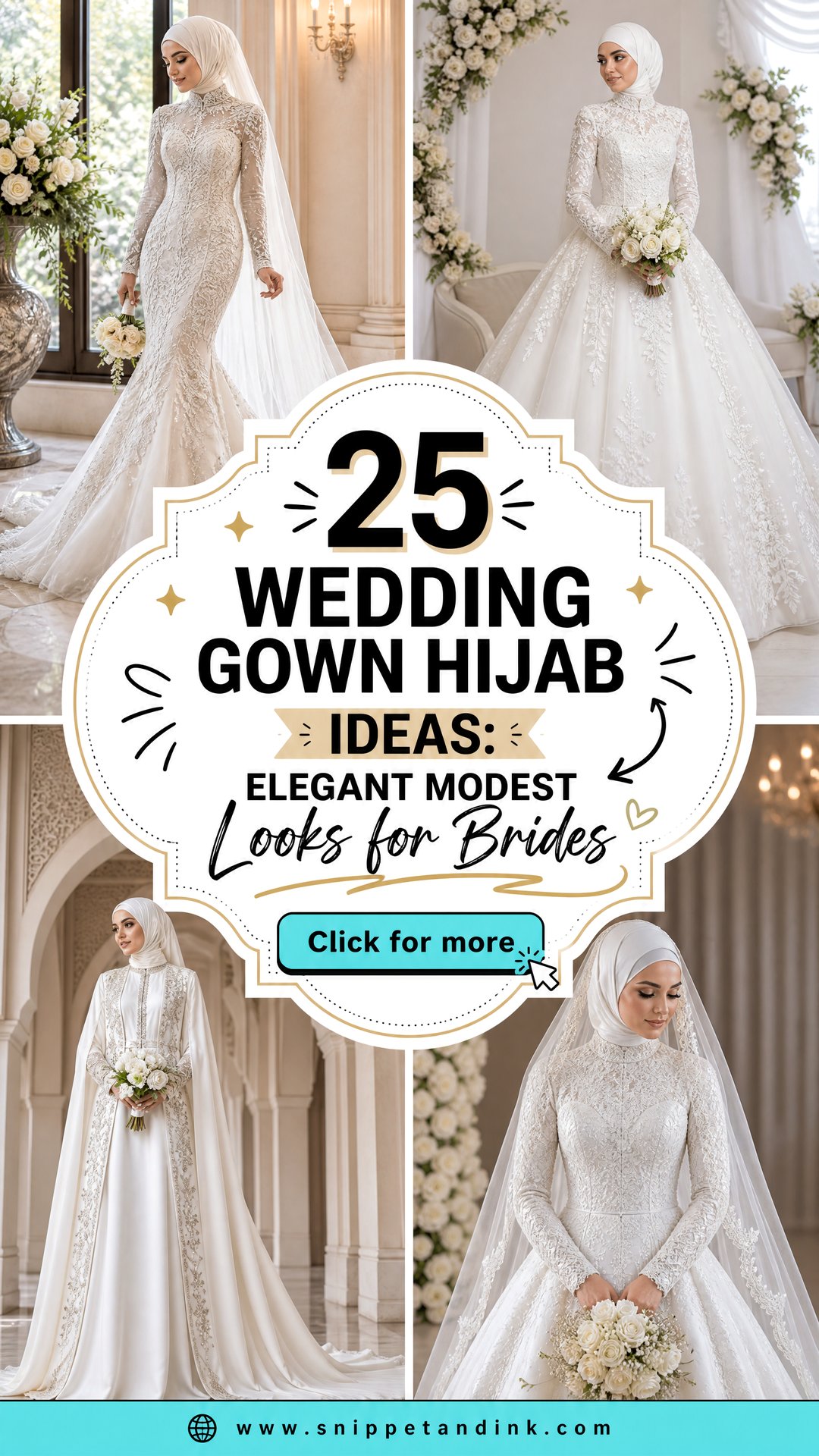 25 Wedding Gown Hijab Ideas Elegant Modest Looks for Brides - 25 Wedding Gown Hijab Ideas: Elegant Modest Looks for Brides
