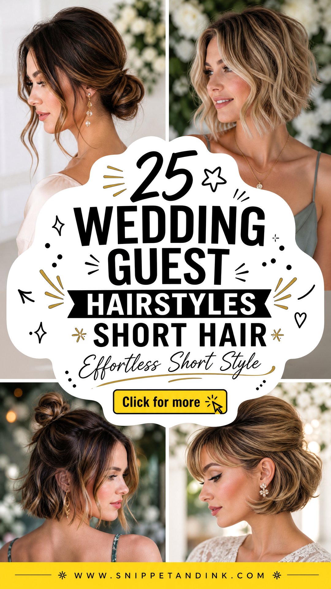 25 Wedding Guest Hairstyles Short Hair for Effortless Style - 25 Wedding Guest Hairstyles Short Hair for Effortless Style
