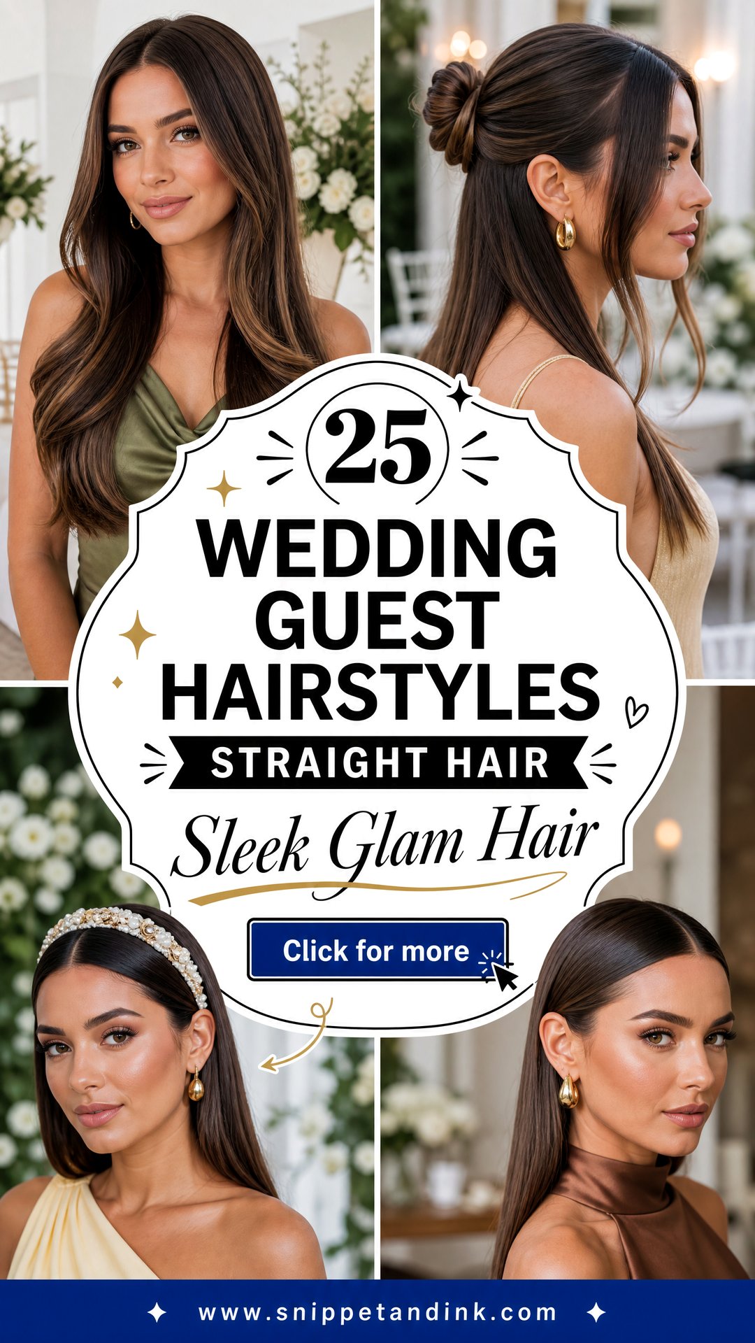 25 Wedding Guest Hairstyles Straight Hair for Sleek Glam - 25 Wedding Guest Hairstyles Straight Hair for Sleek Glam