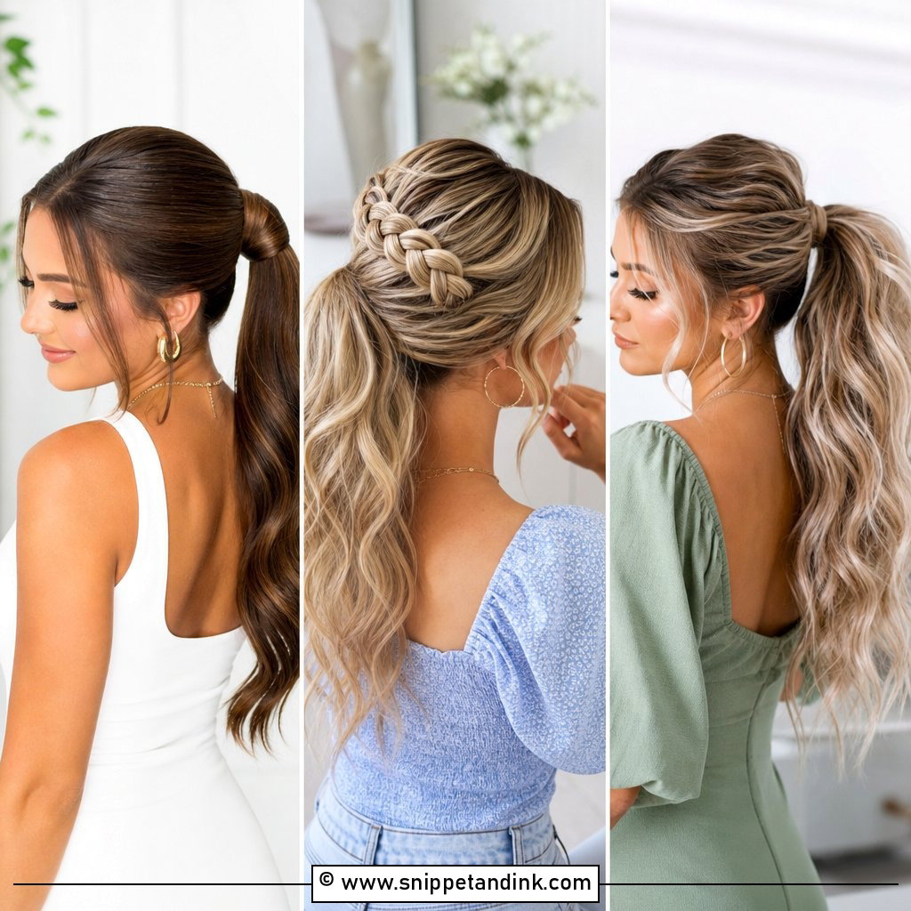 25 Wedding Guest Ponytail Hairstyles for Elegant Style