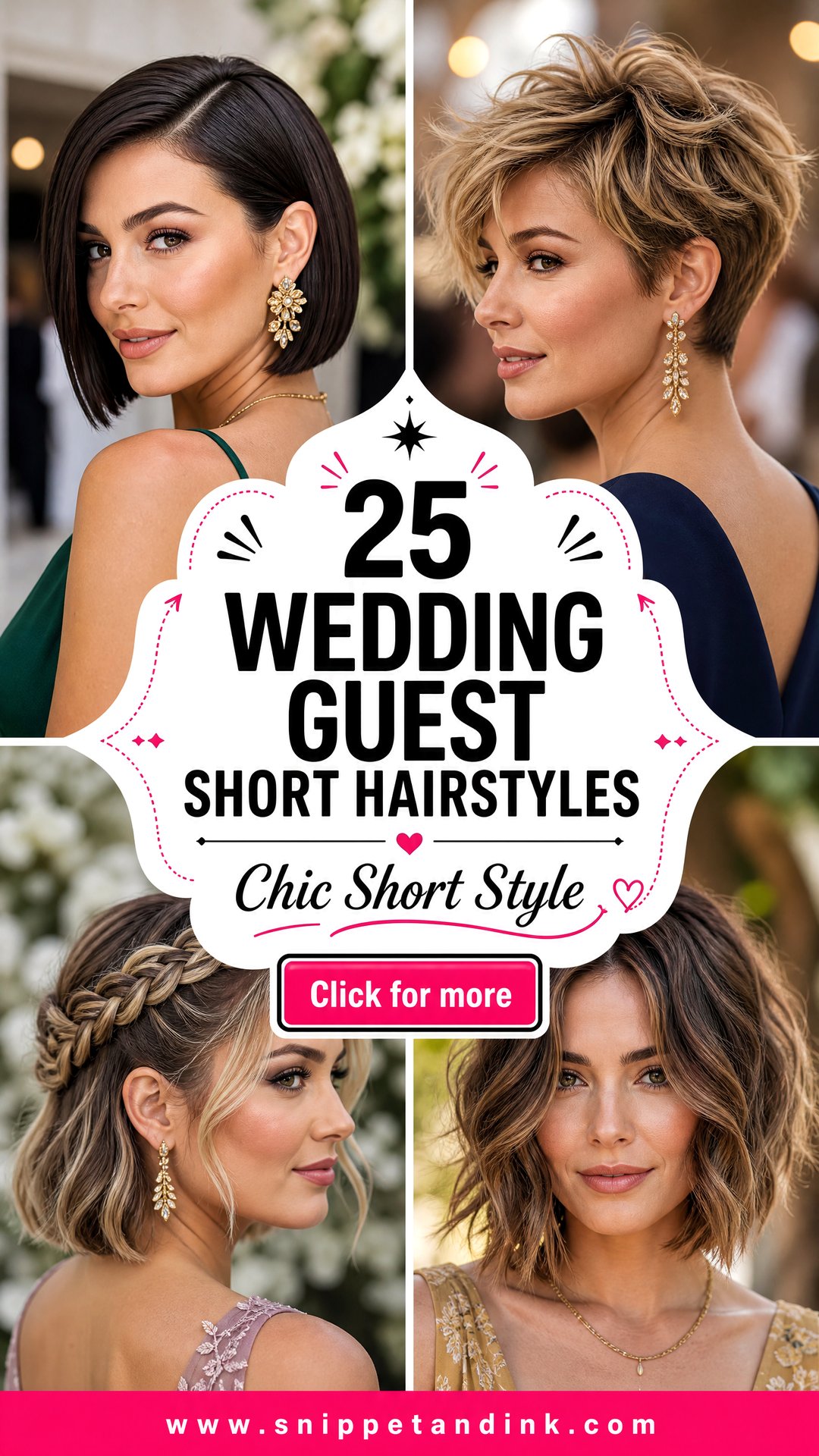 25 Wedding Guest Short Hairstyles for Chic Event Style - 25 Wedding Guest Short Hairstyles for Chic Event Style
